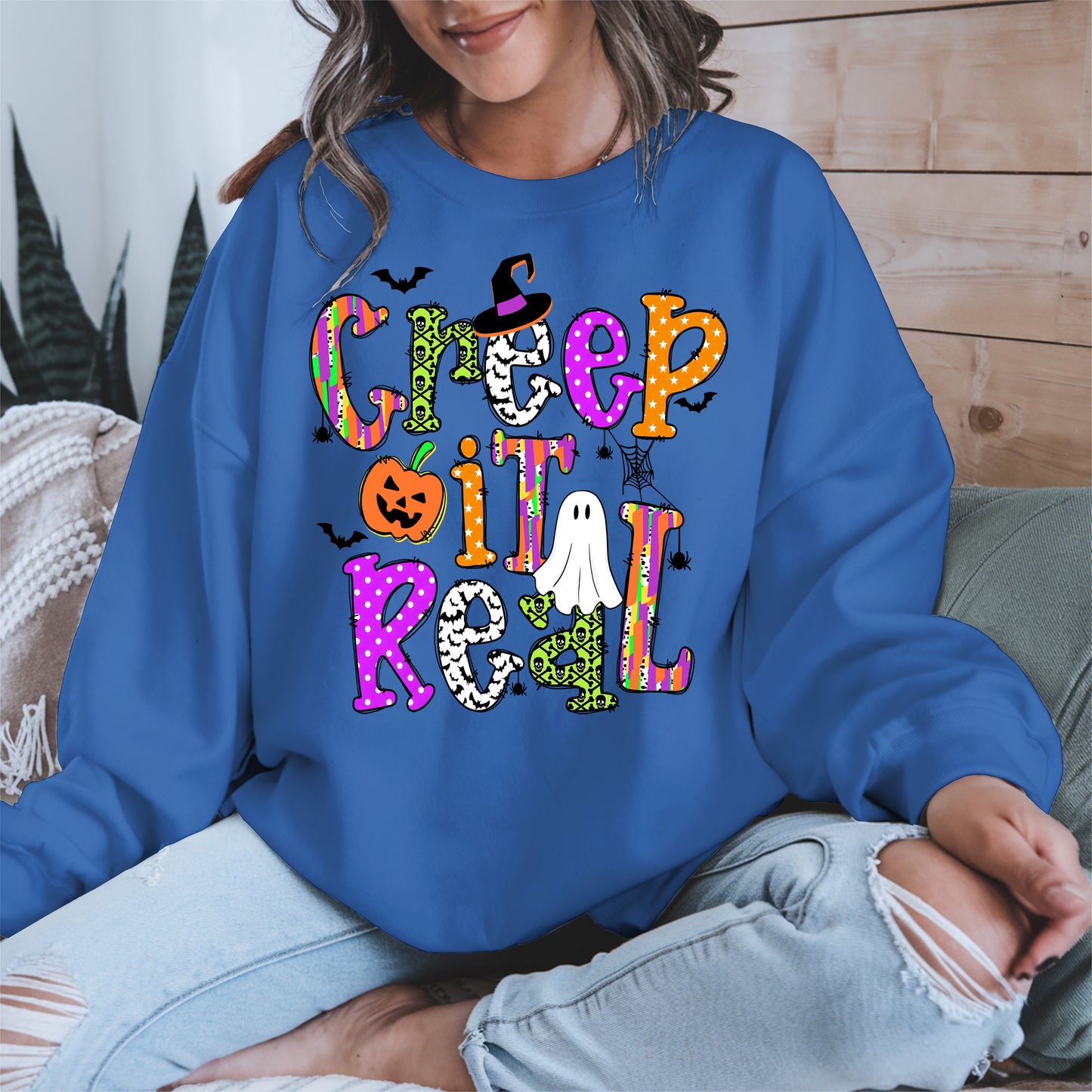 Creep It Real Doodle halloween shirt