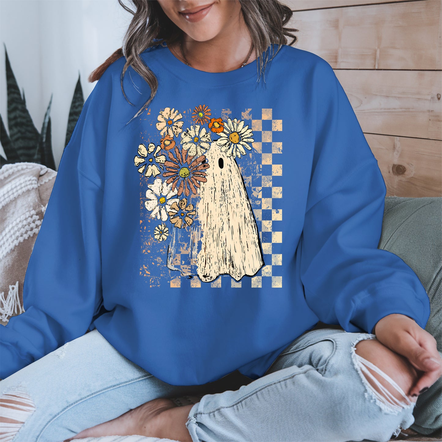 Ghost Floral halloween shirt