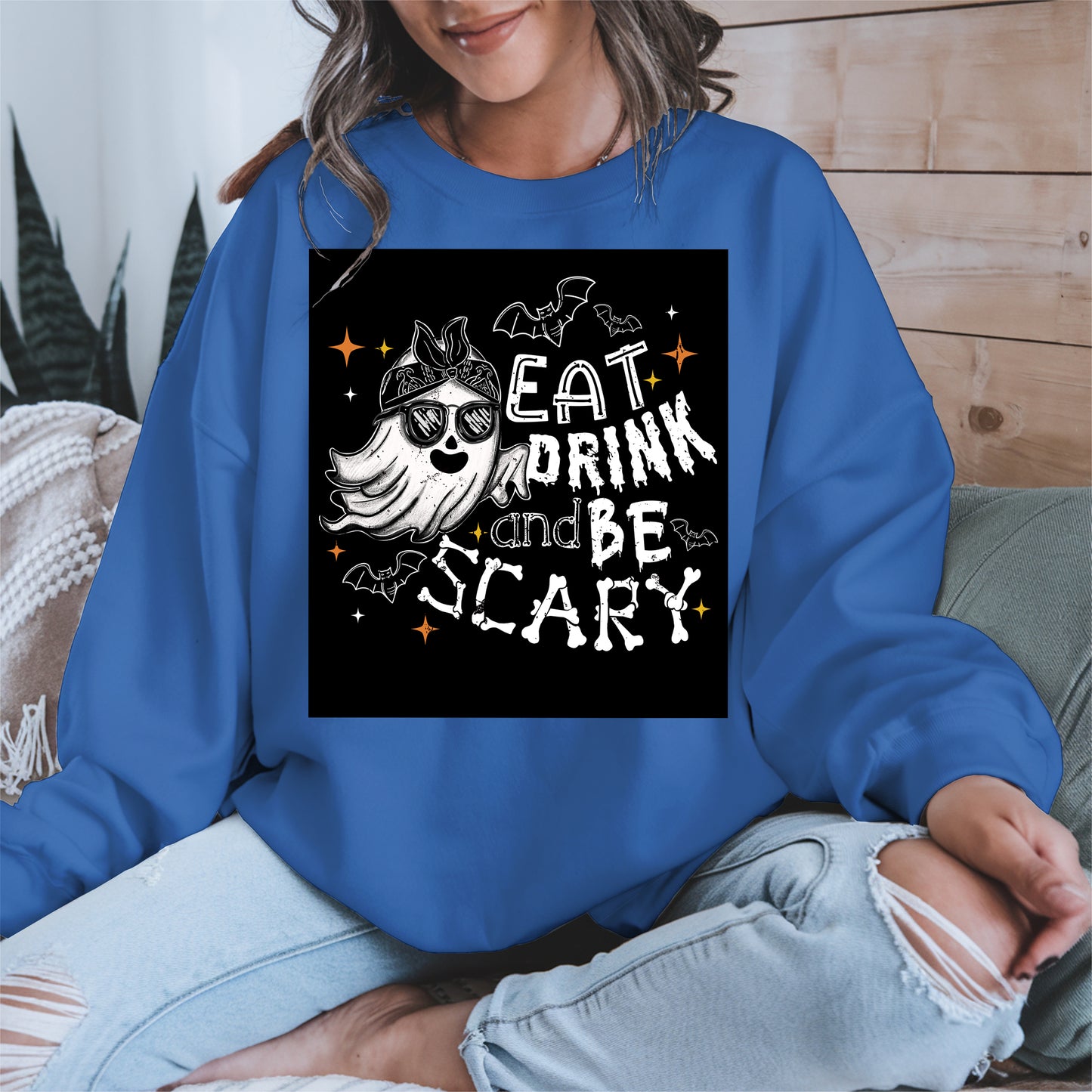 Eat Drink and Be Scary halloween shirt