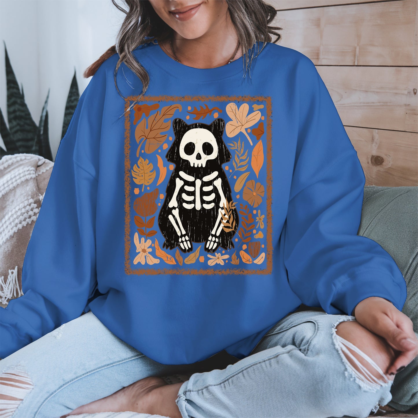 Halloween raccoon floral halloween shirt