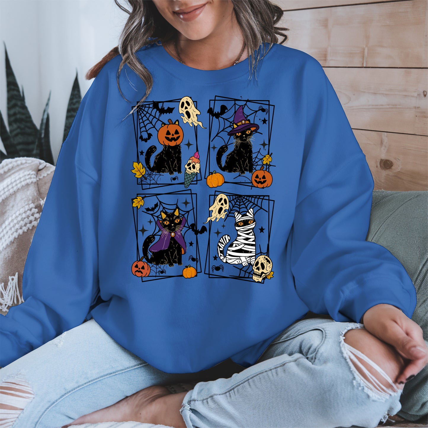 Black Cat Halloween shirt and hoodie