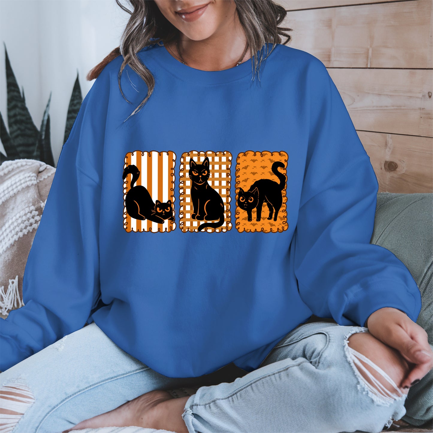 Black Cat Halloween shirt and sweatshirt