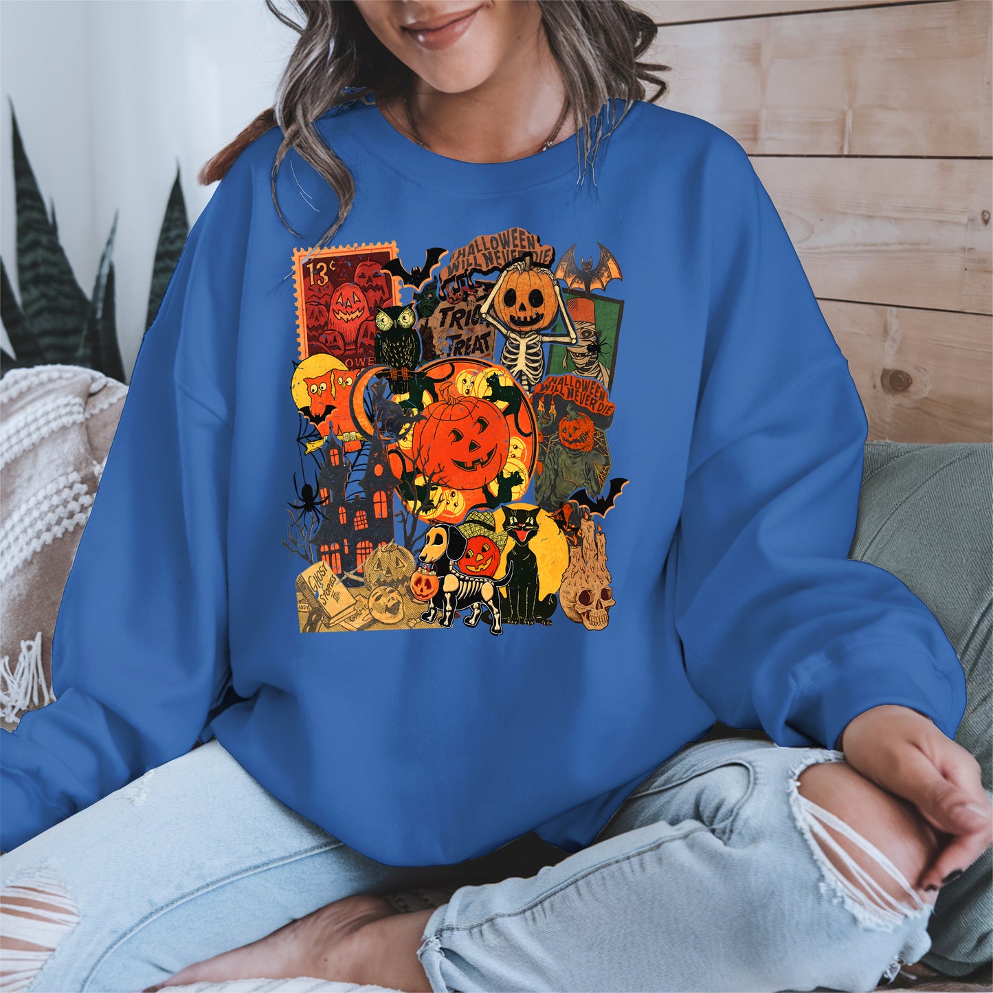 Collage Halloween shirt and hoodie
