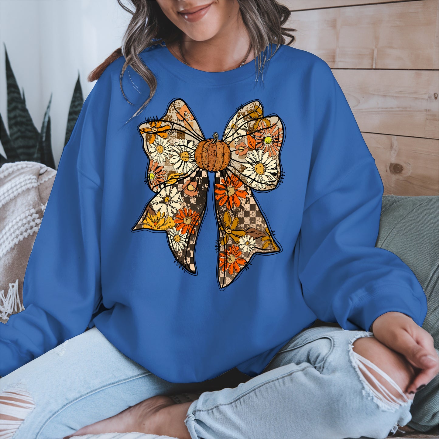 Floral Halloween Coquette Bow shirt