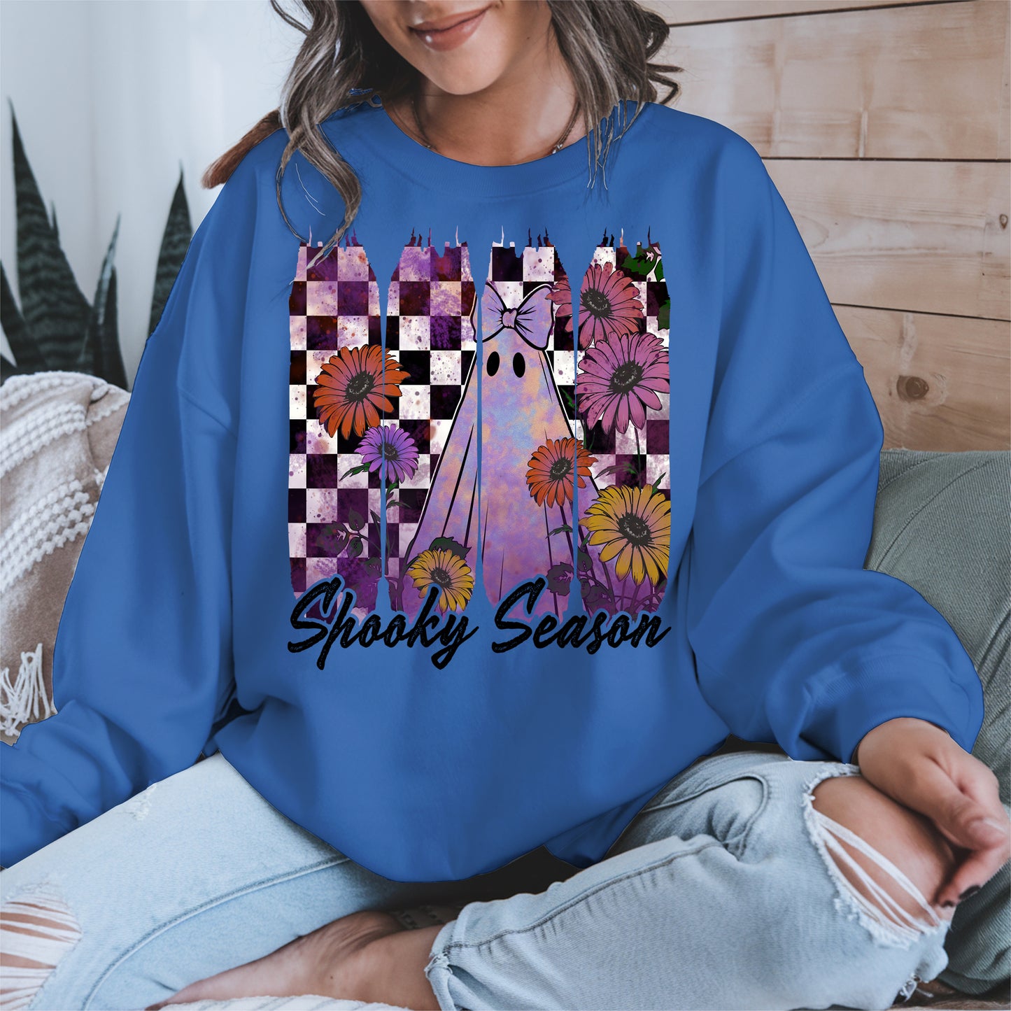 Floral Ghost Halloween shirt