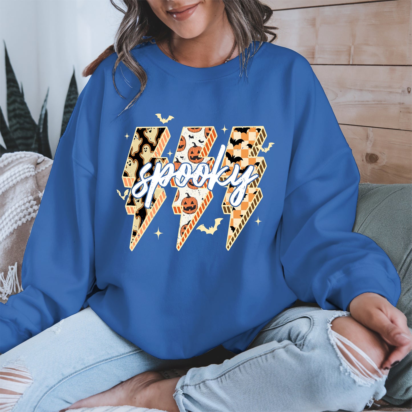 Spooky Lightning Bolt Halloween shirt