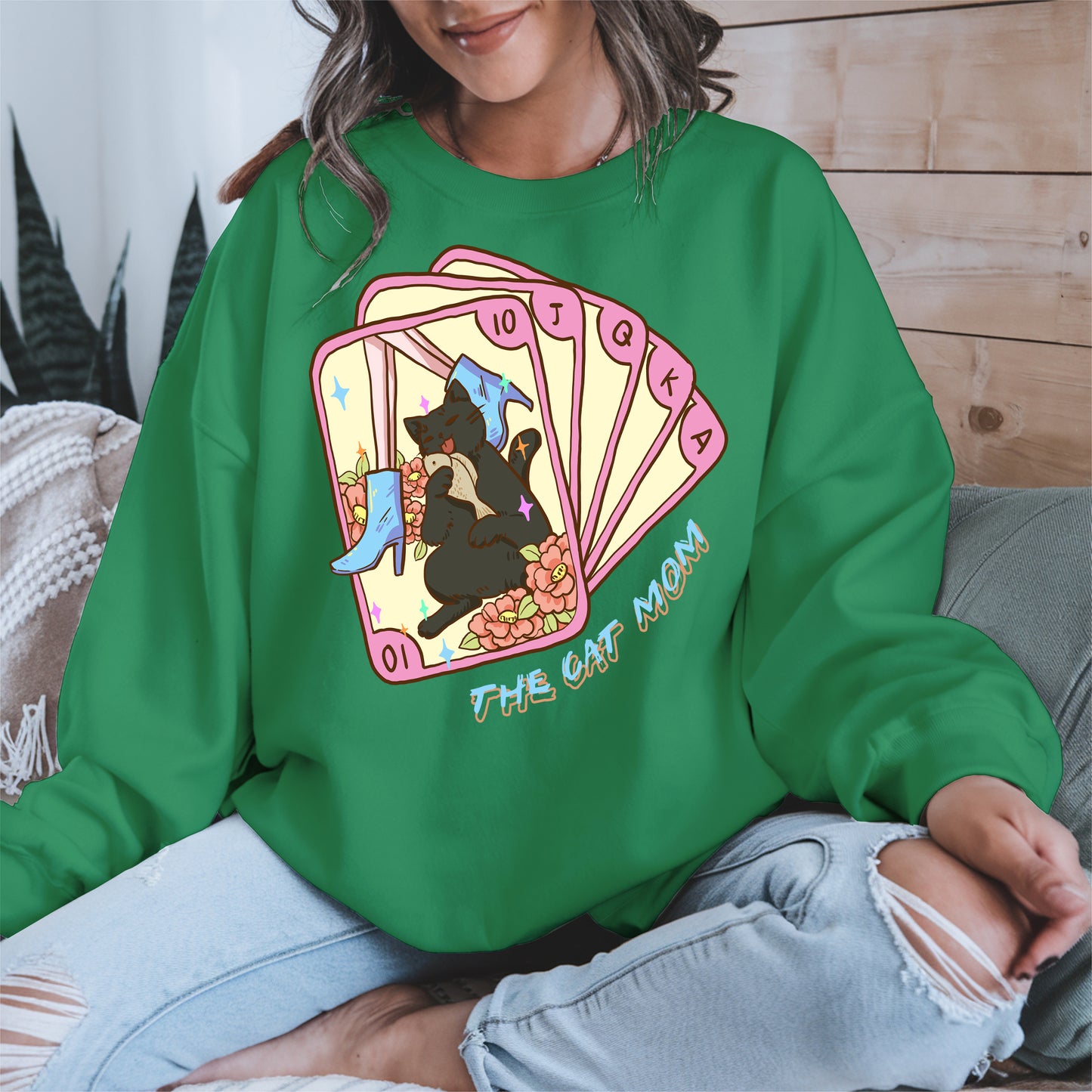 The Cat Mom Tarot Card Tee