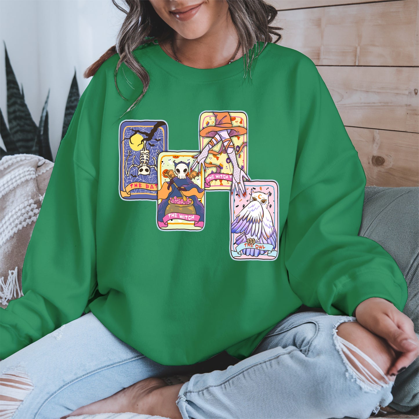 Halloween Tarot Card Trio Tee
