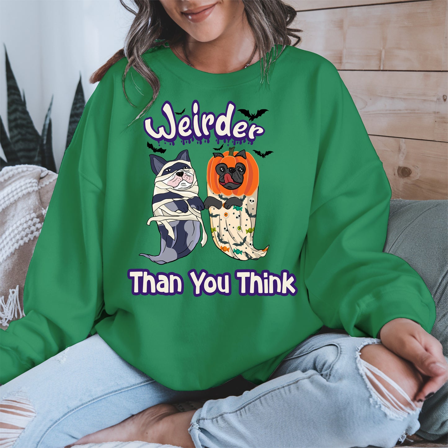 Weirder Than You Think Dog Ghost Tee