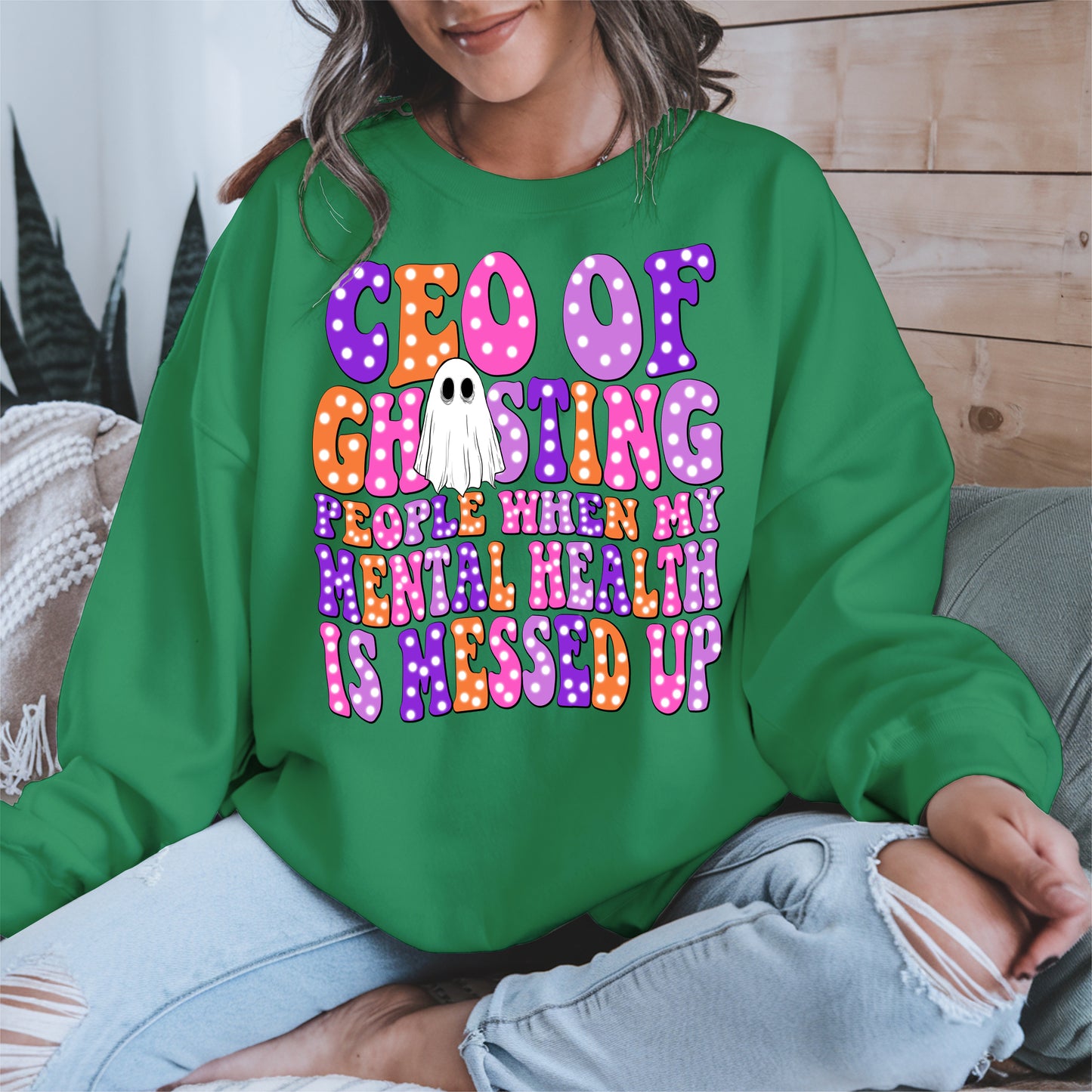 CEO of Ghosting Mental Health Shirt - Funny Ghost Tee