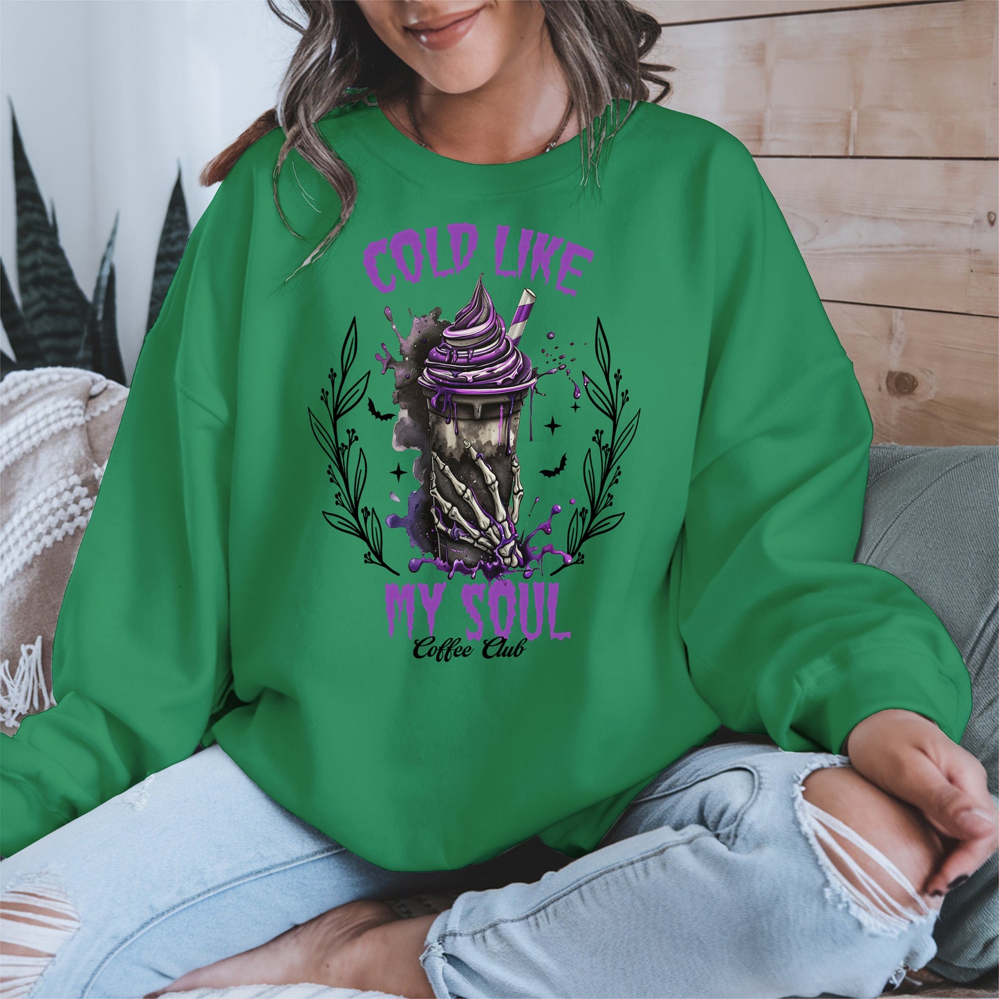 Cold Like My Soul Skeleton Drink Halloween Shirt