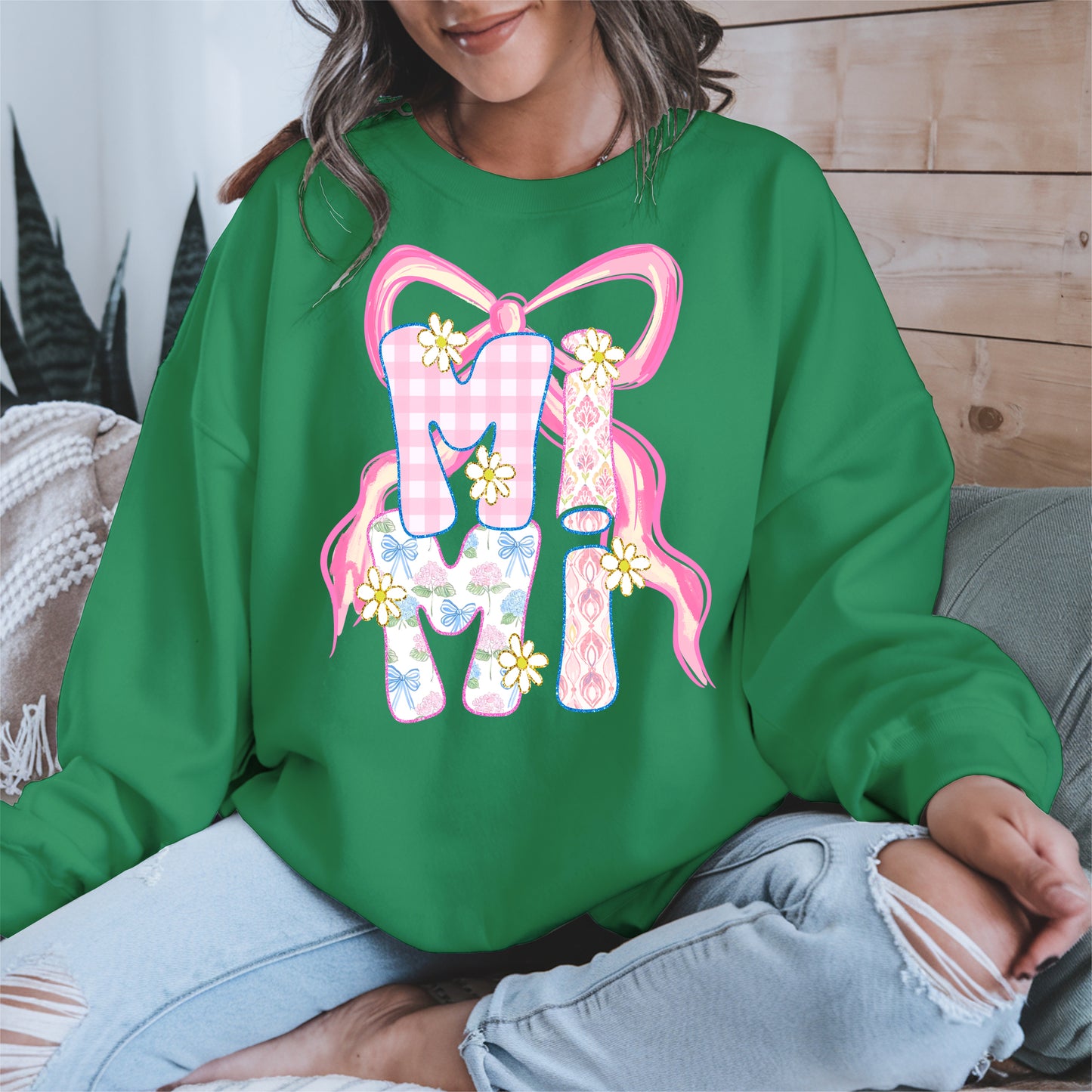 Cute MIMI Shirt Mother Tee Hoodie Sweatshirt Gift for Grandma