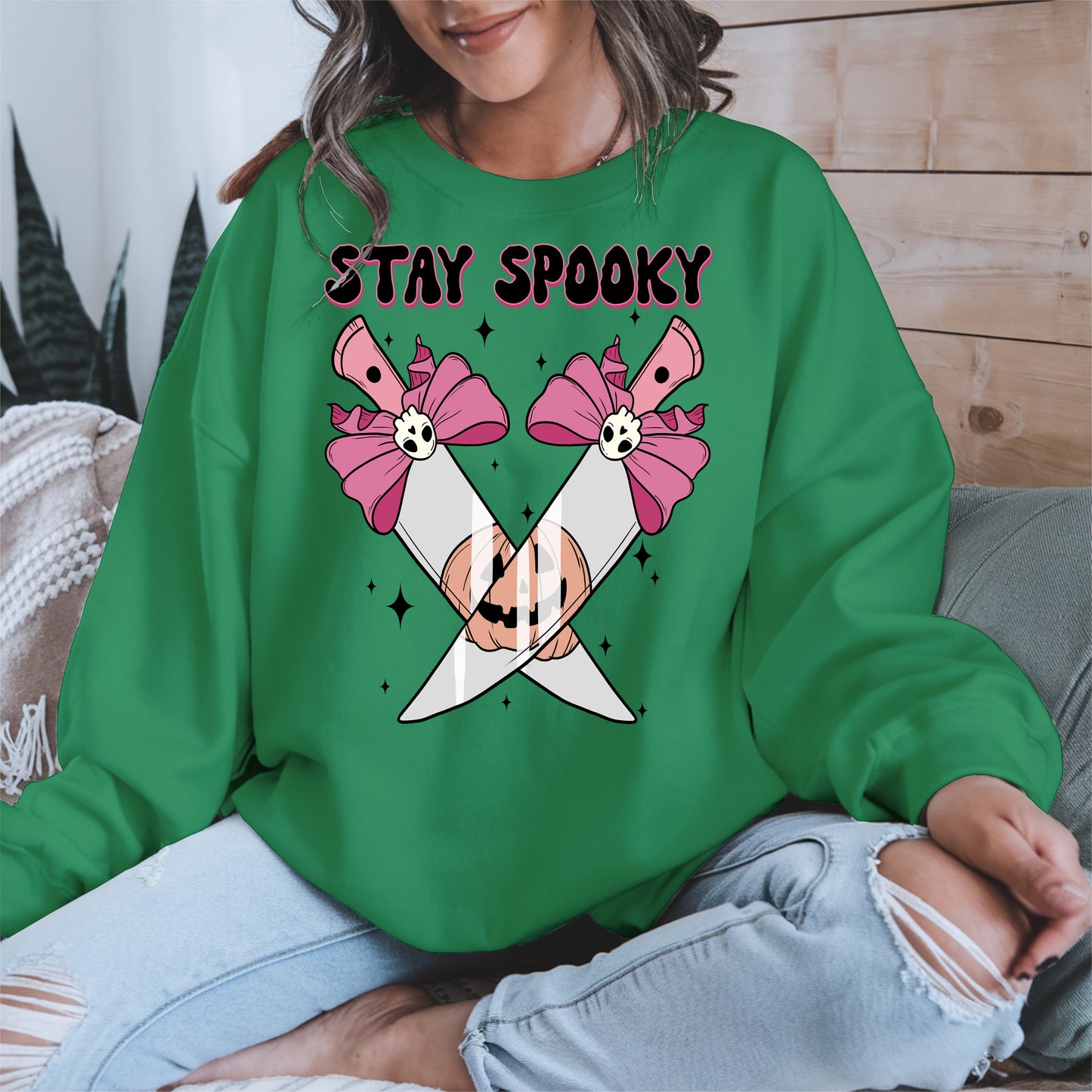 Stay Spooky Knife Halloween Shirt