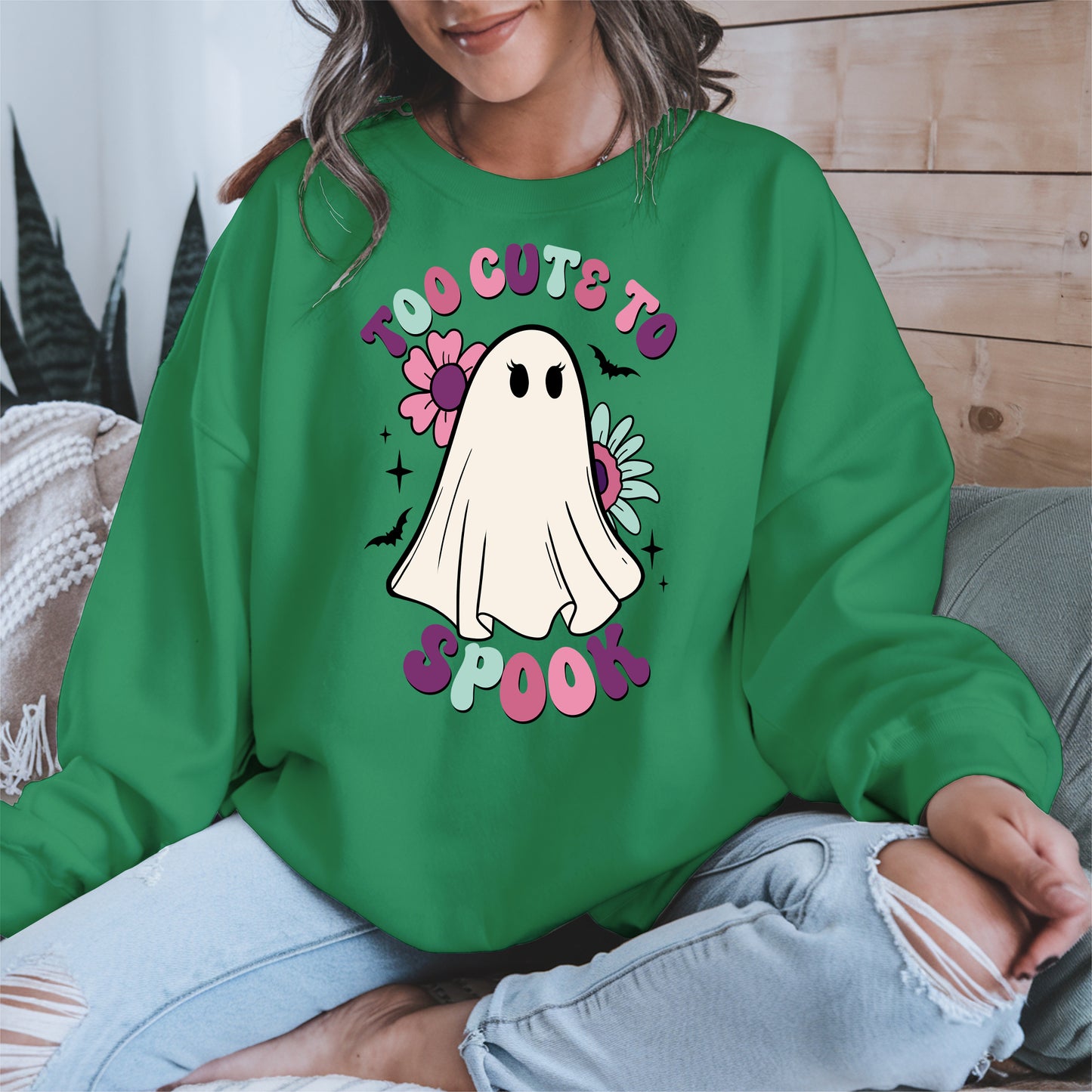 Too Cute To Spook Ghost Shirt
