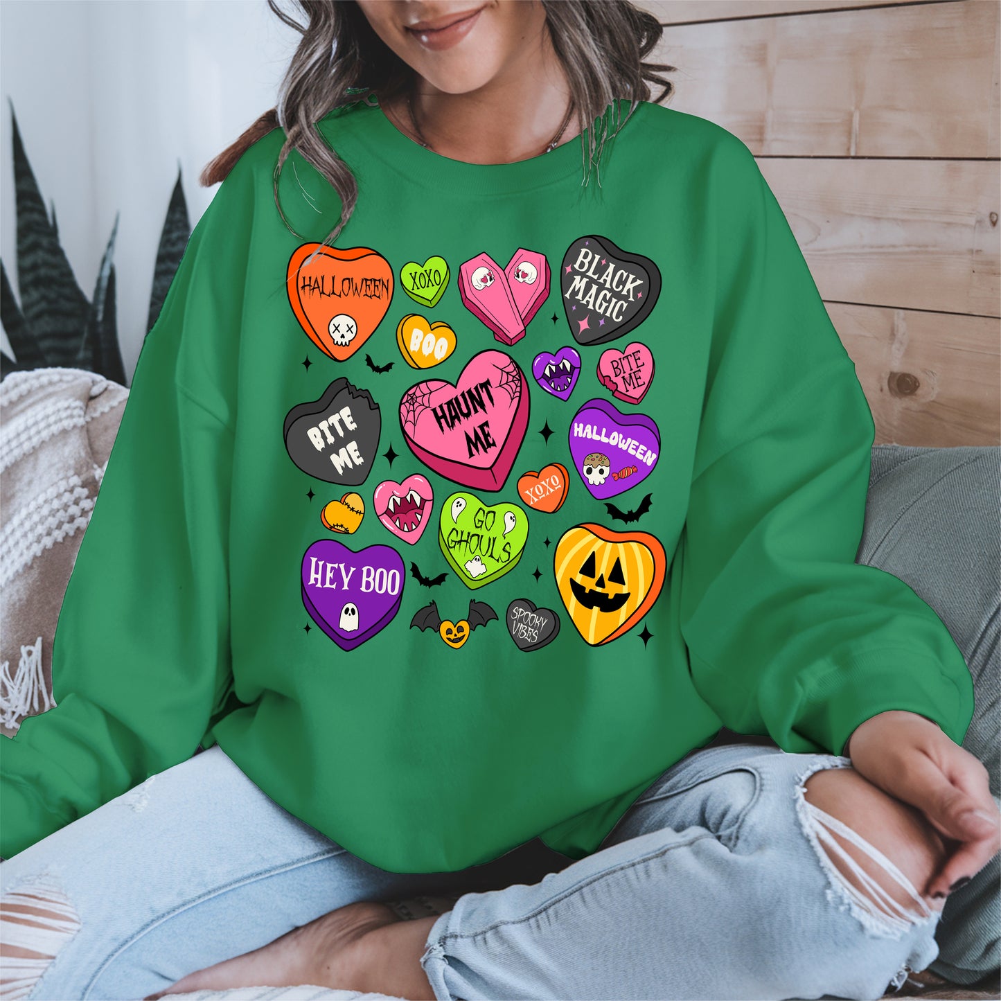 Halloween Candy Hearts Shirt