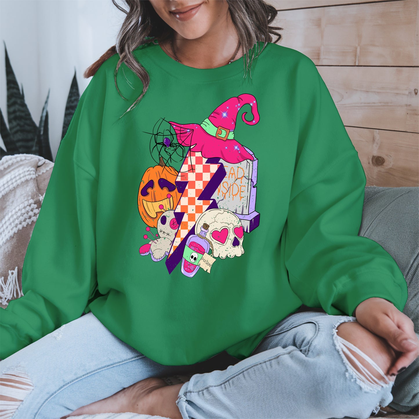 Witchy Lightning Halloween Shirt