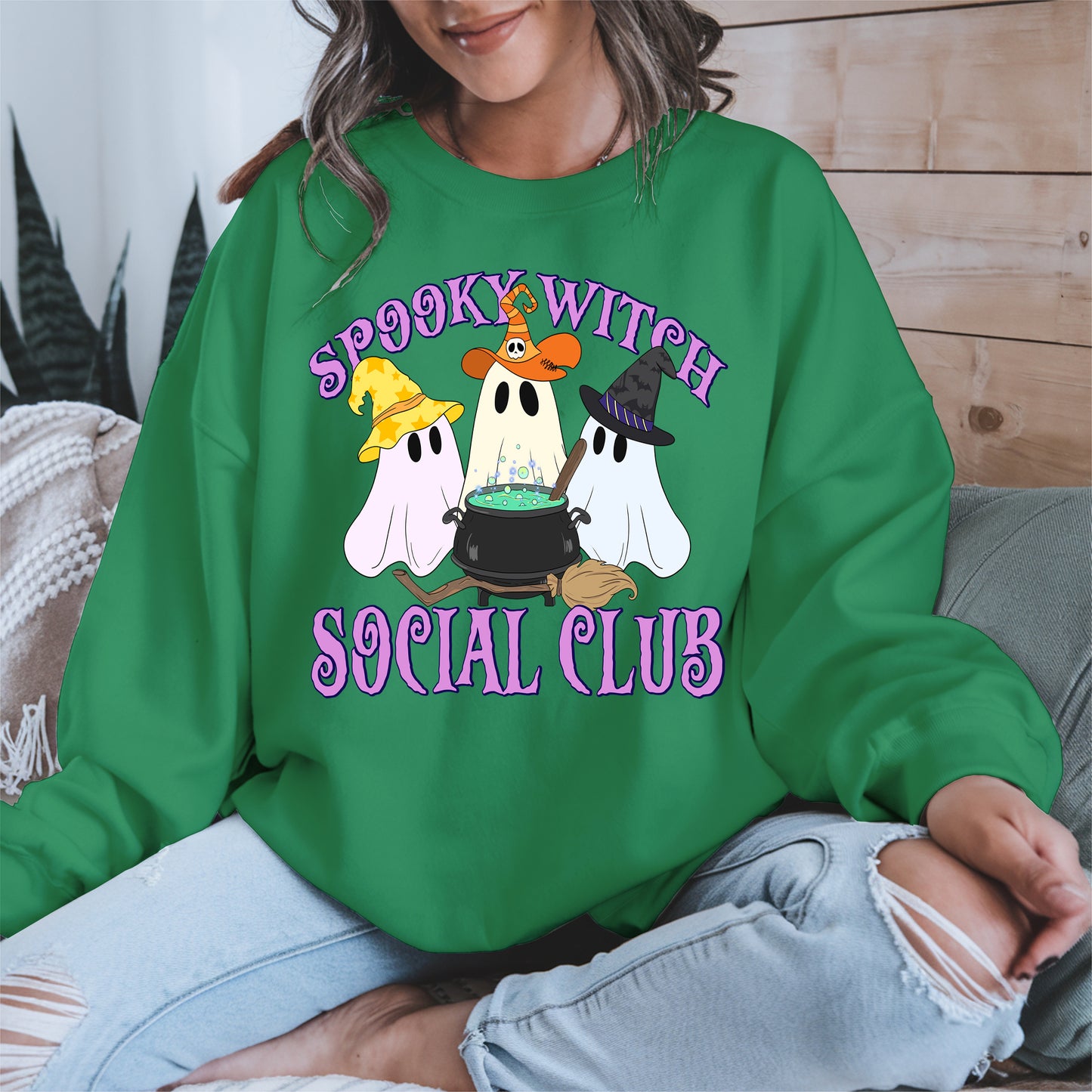Spooky Witch Social Club Halloween Shirt