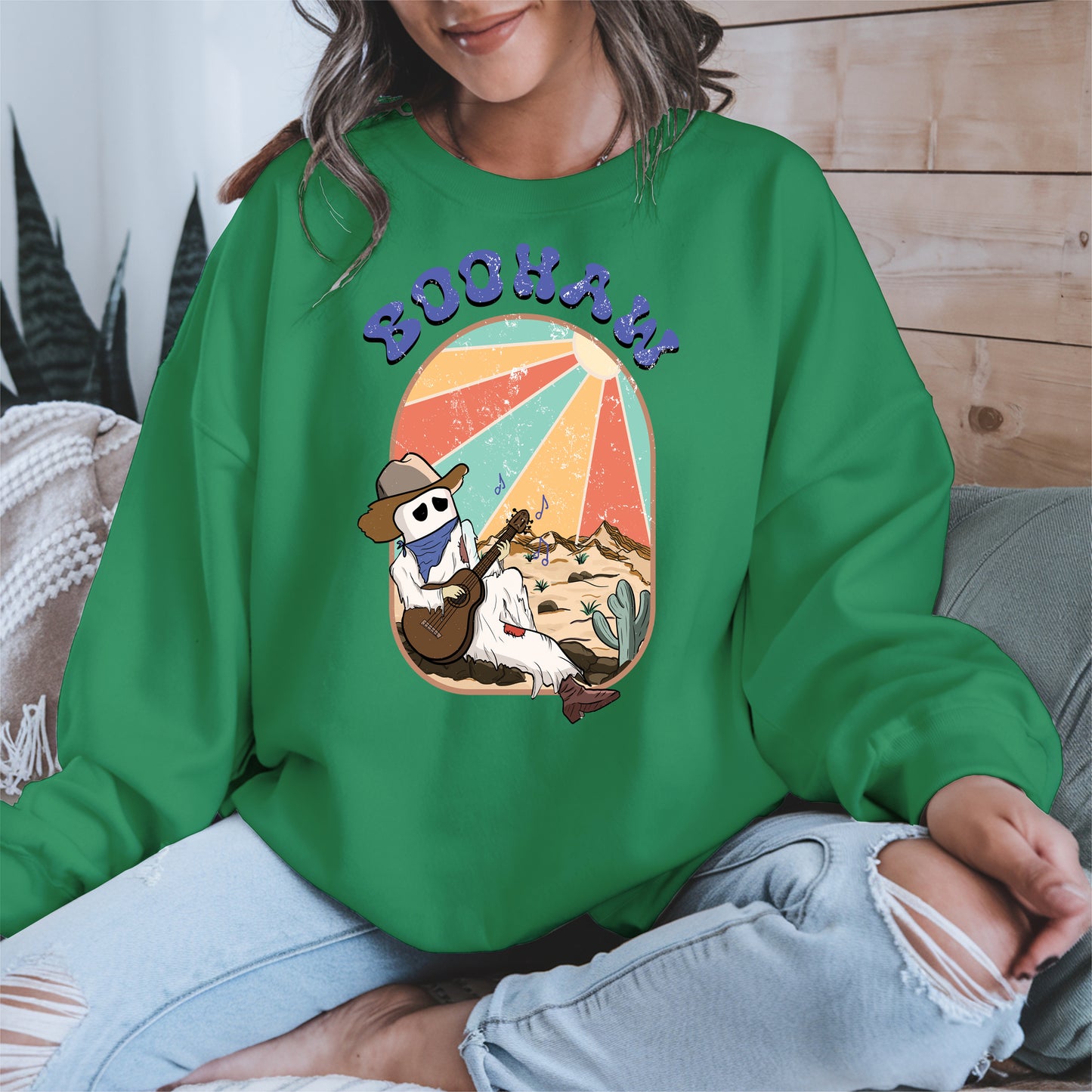 Boohaw Singing Ghost Western Tee