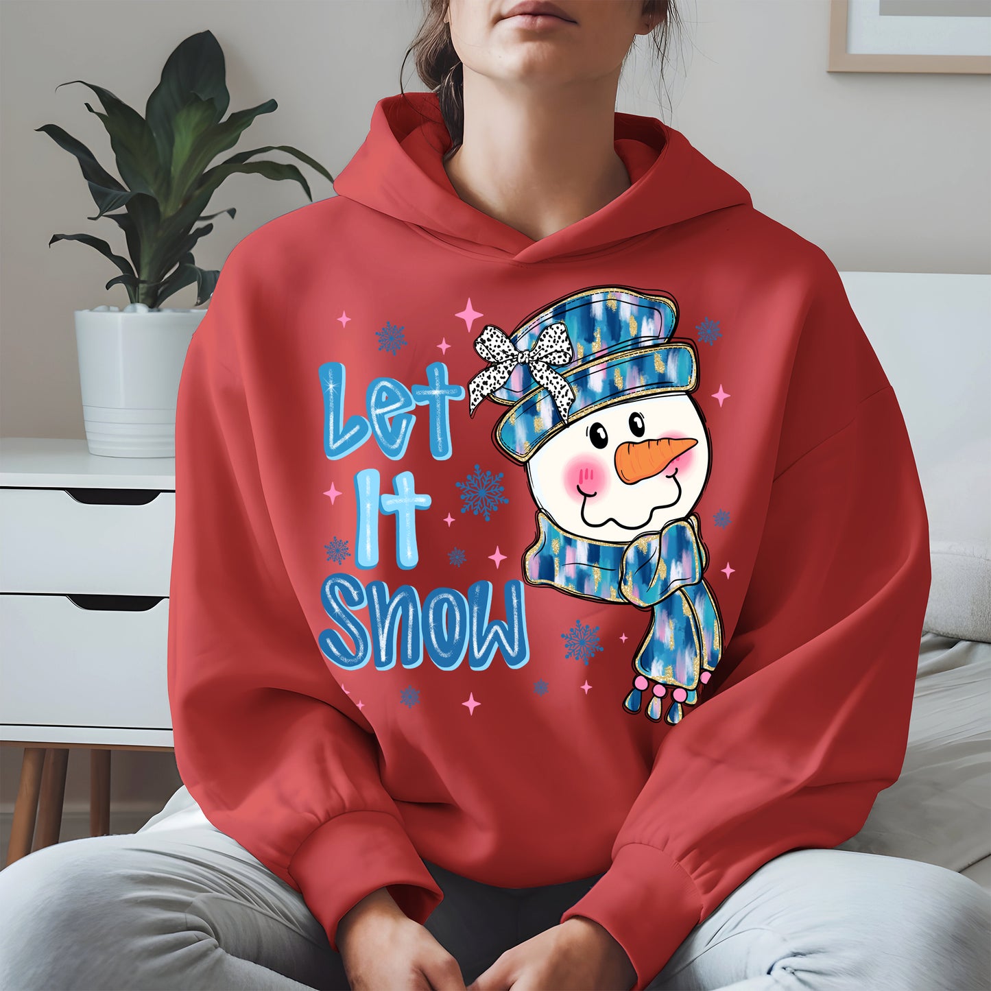 Cute Snowman Face Christmas Shirt