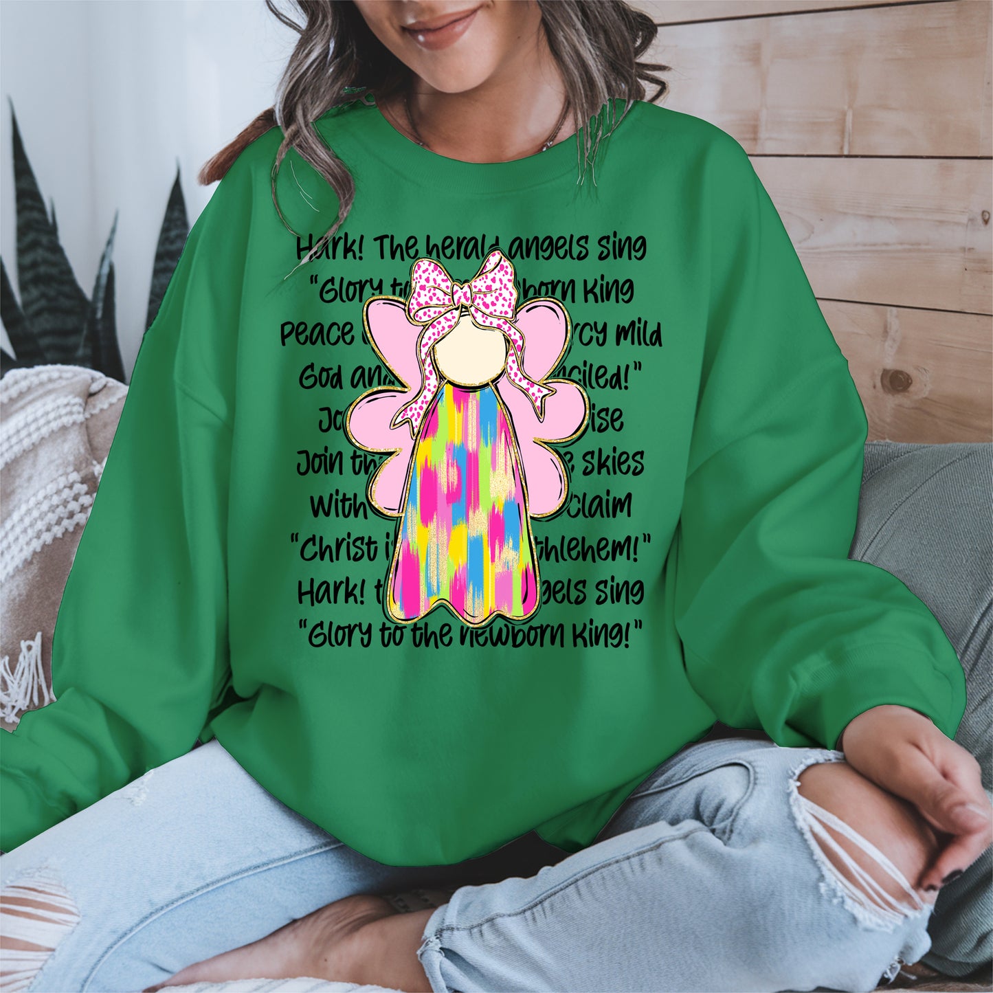 Colorful Angel Christmas Shirt
