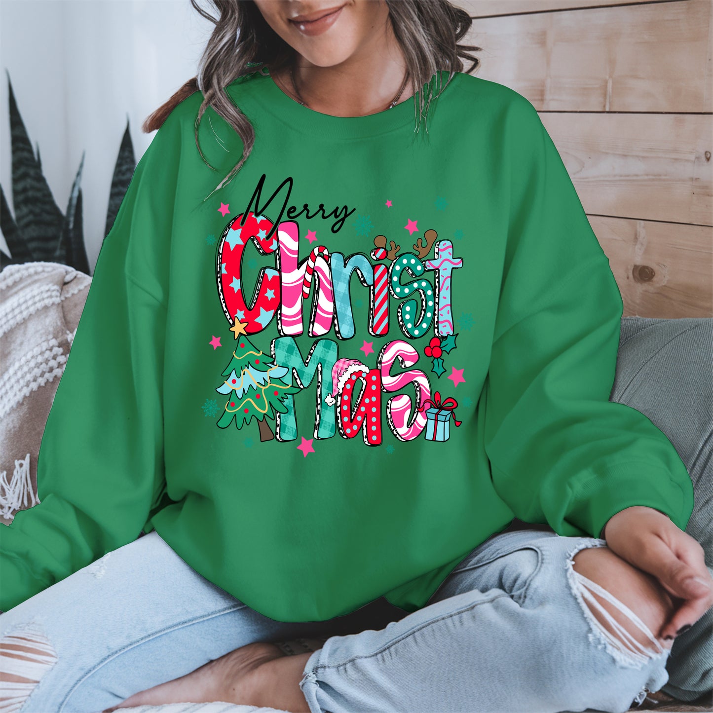 Colorful Christmas Holiday Shirt