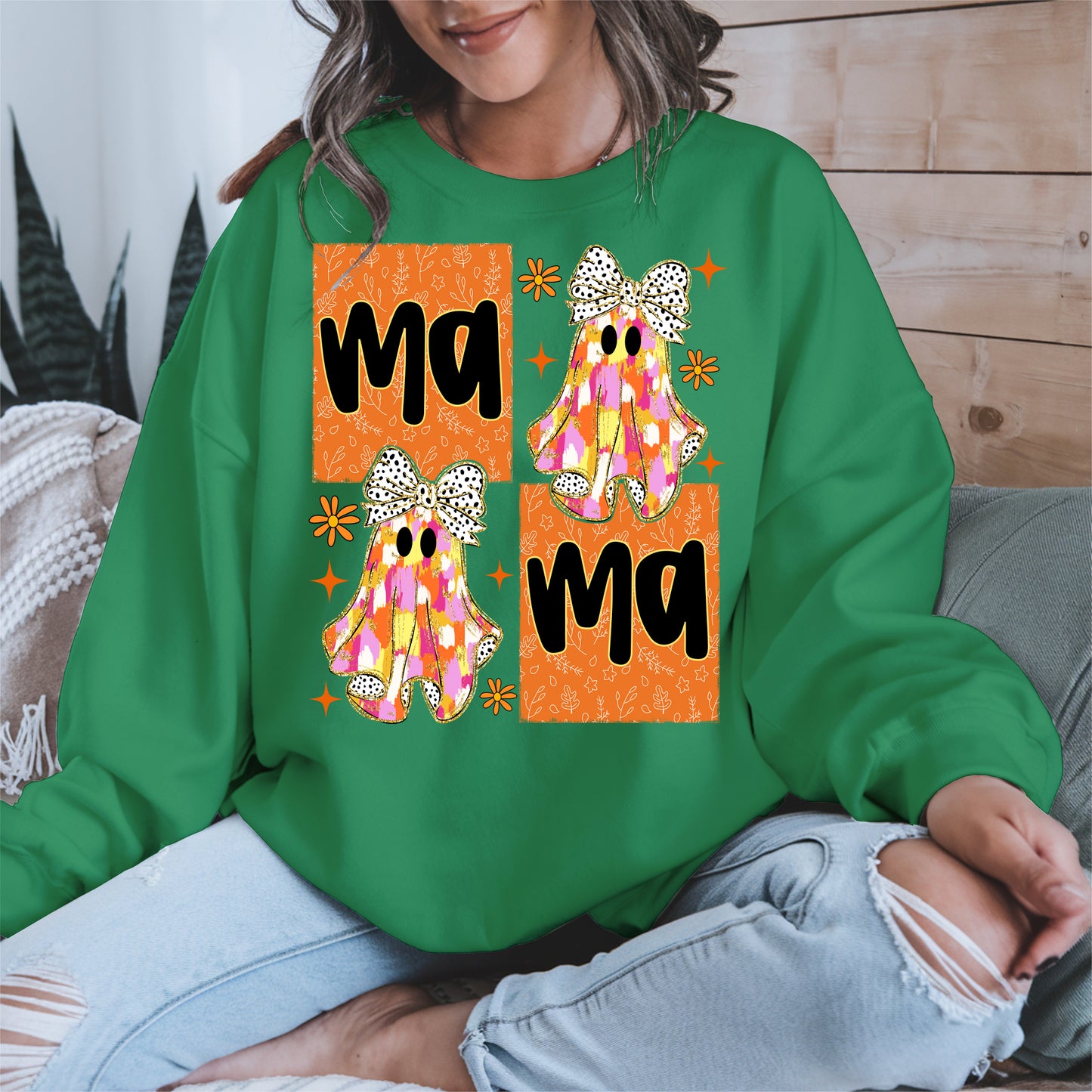 Mama Boo Ghost halloween shirt