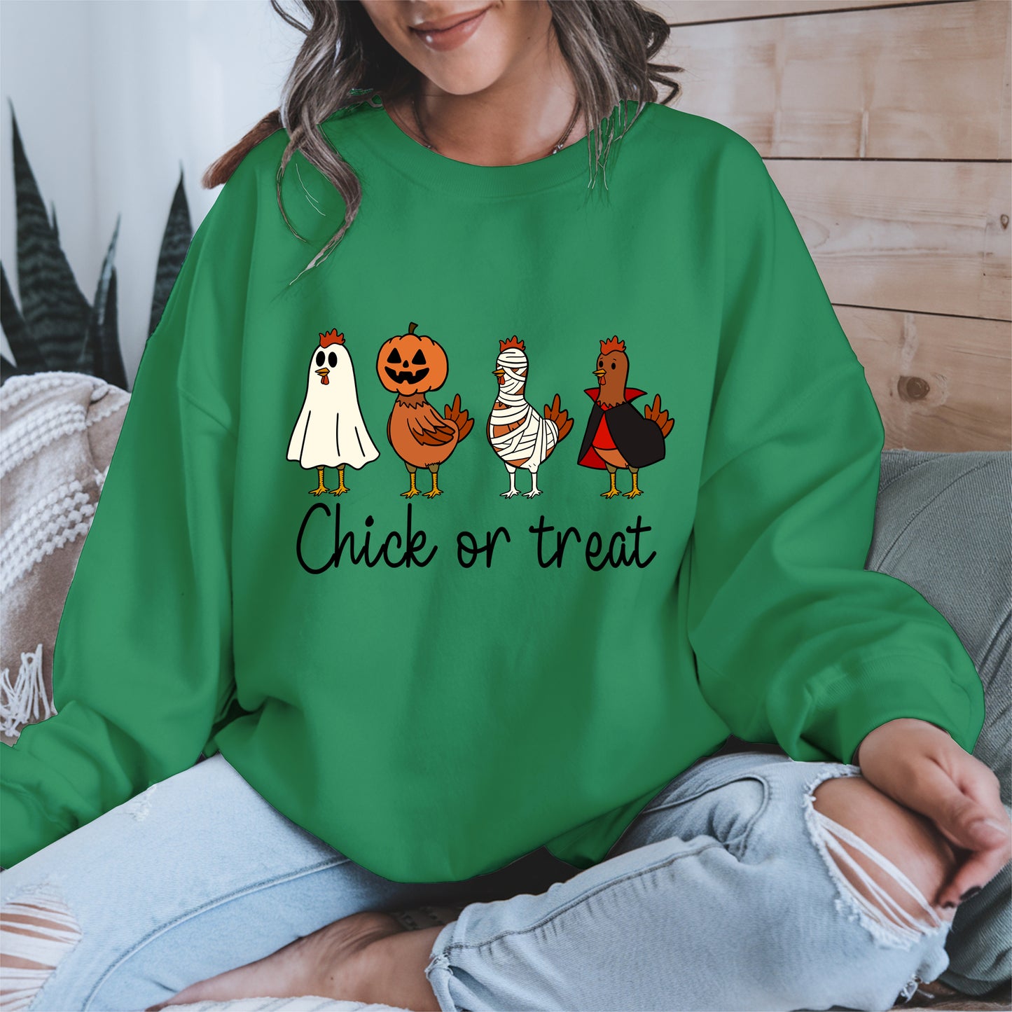 Chick or treat halloween shirt