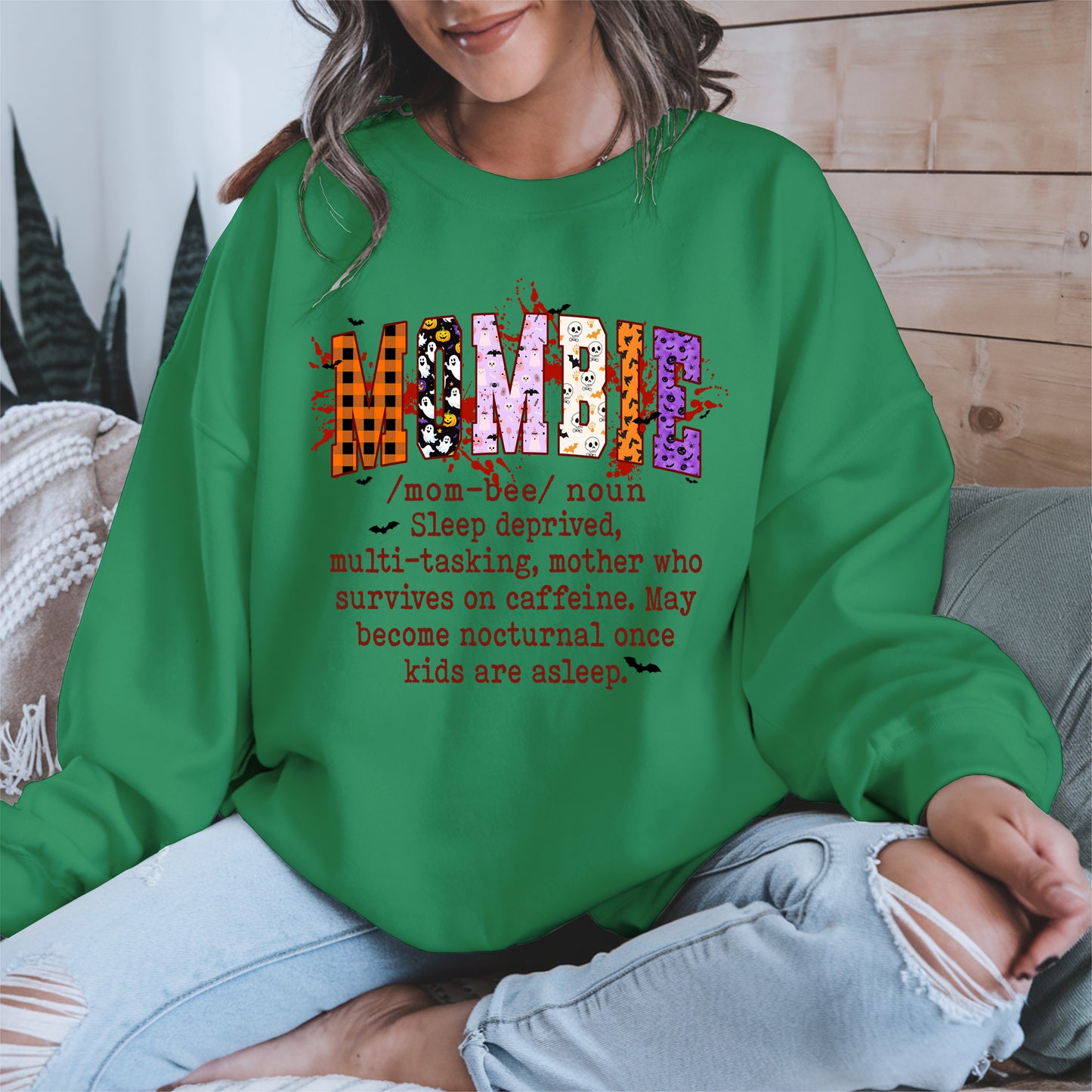 MOMBIE Halloween shirt and hoodie