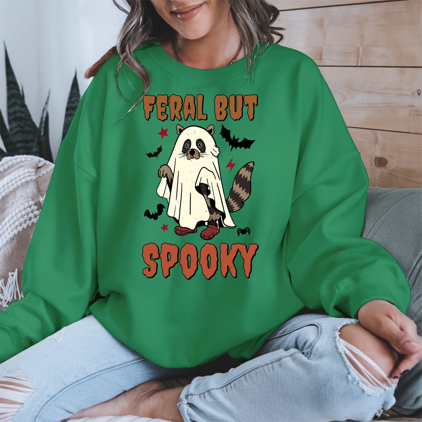Feral But Spooky halloween shirt