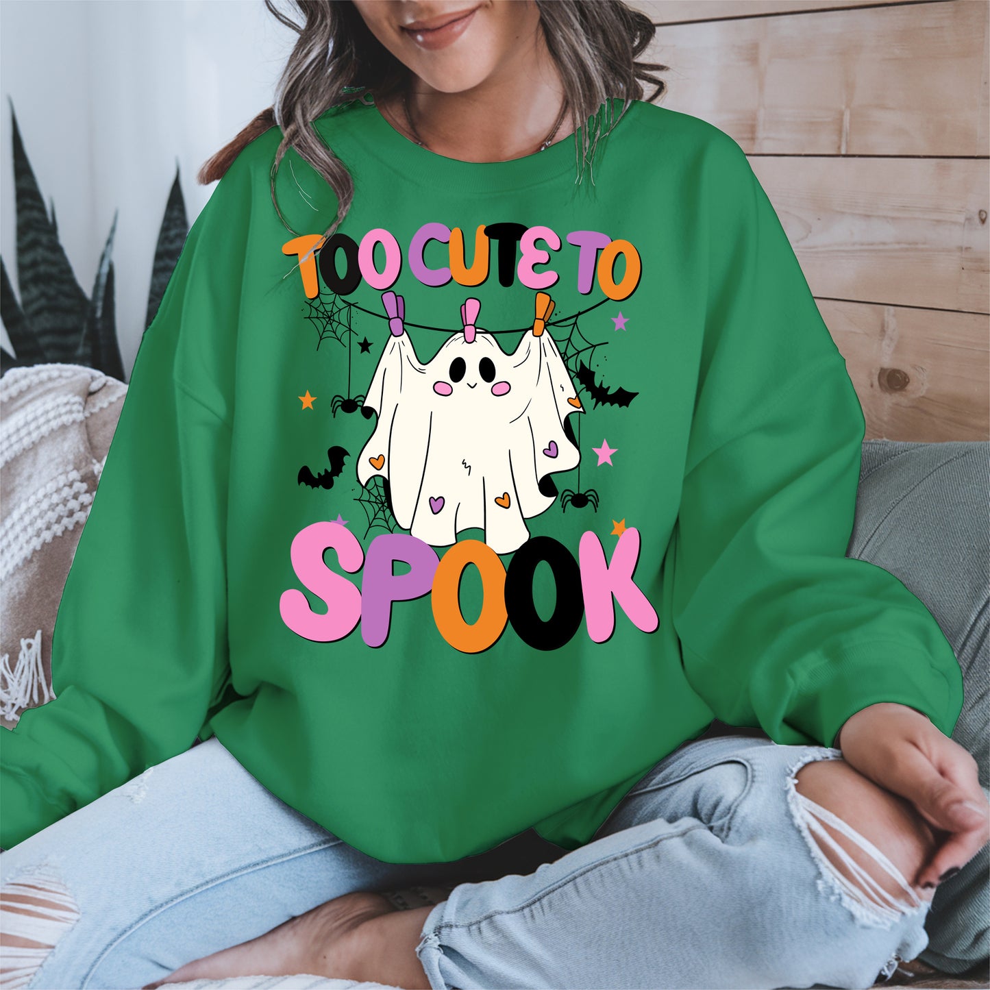 Too cute to spook halloween shirt