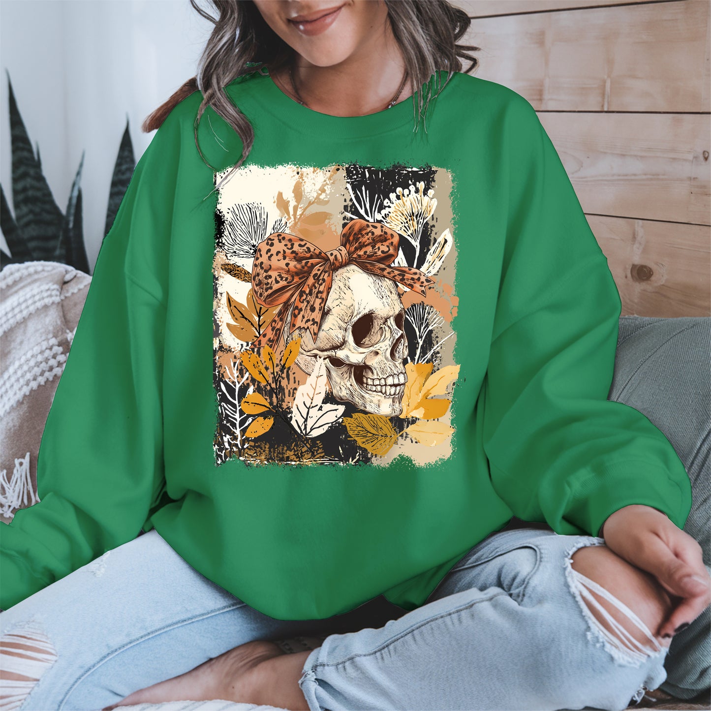 Skull Coquette Boho halloween shirt