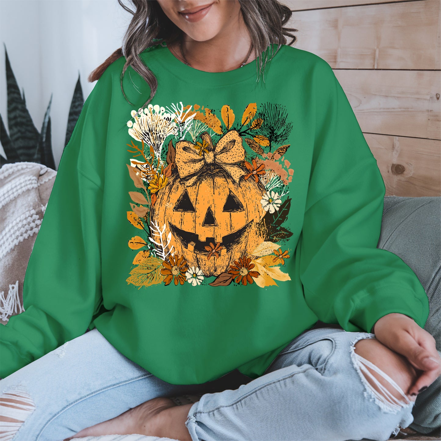 Halloween Pumpkin Coquette Bow shirt