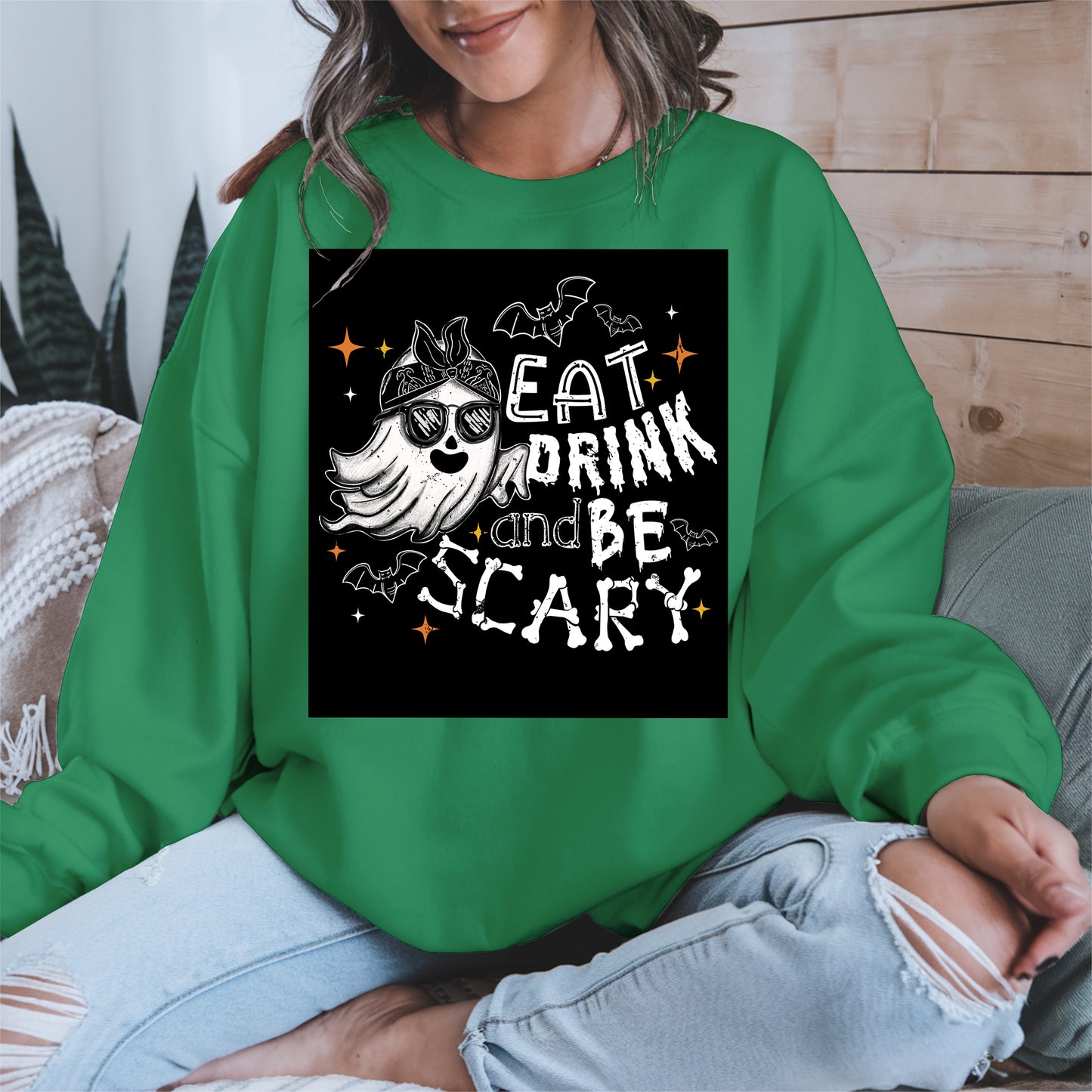 Eat Drink and Be Scary halloween shirt