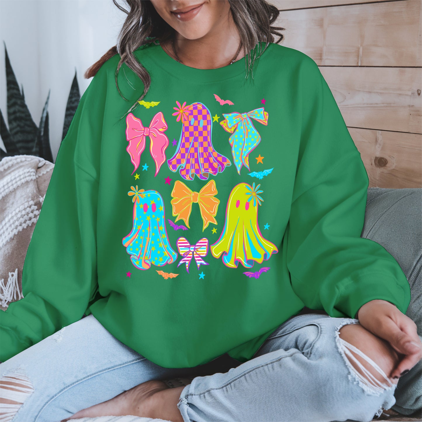 Neon Ghost Coquette halloween shirt