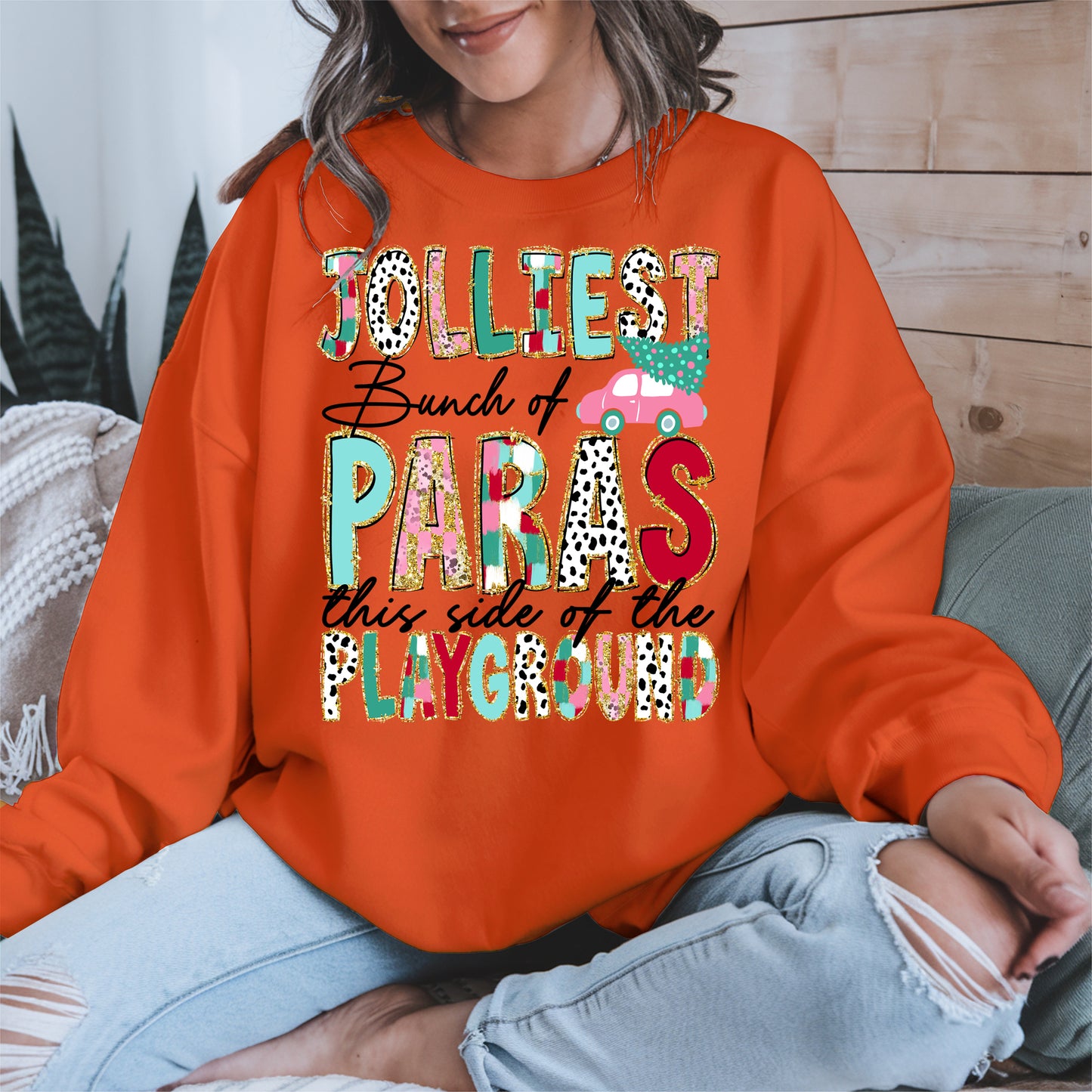Jolliest Bunch of Teachers Christmas Shirt