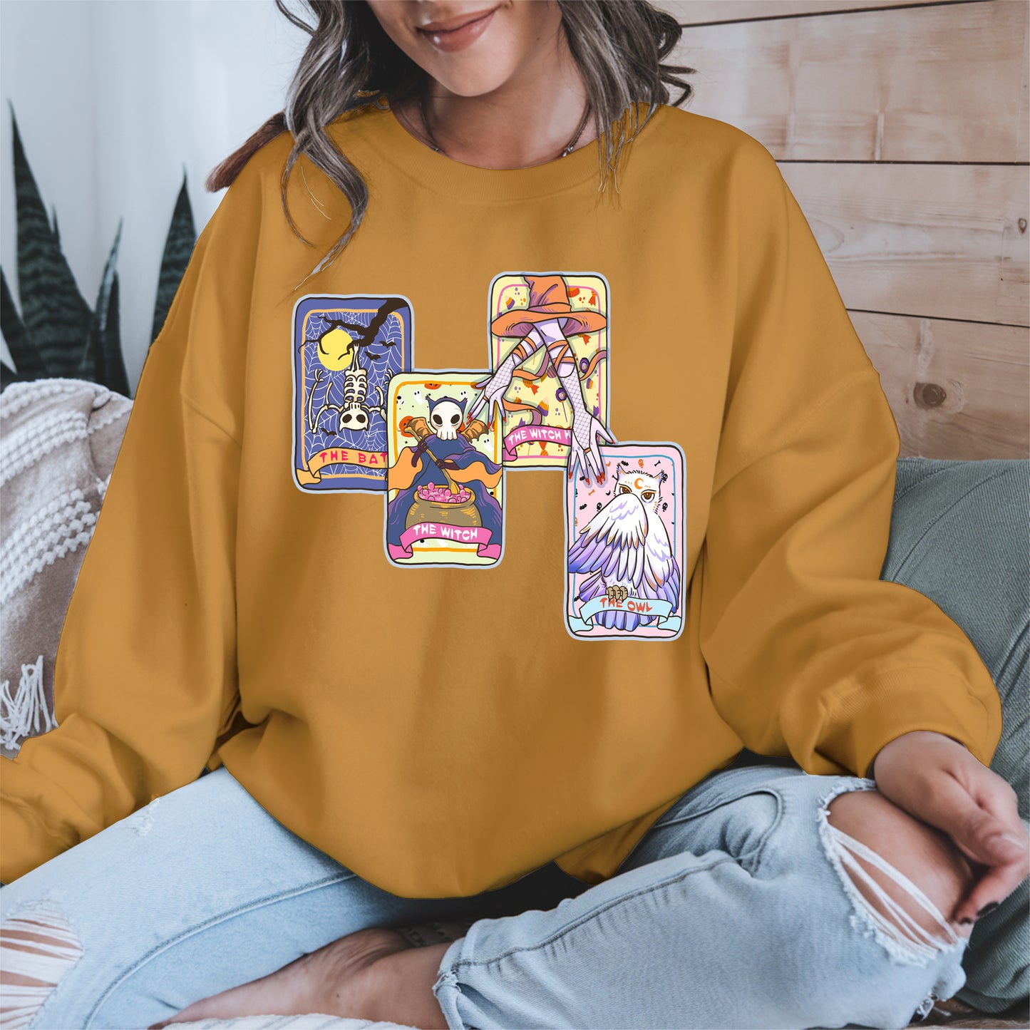 Halloween Tarot Card Trio Tee