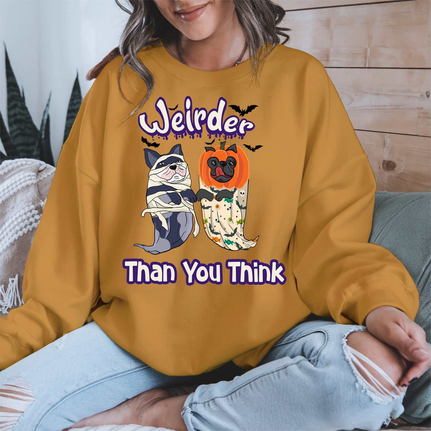 Weirder Than You Think Dog Ghost Tee