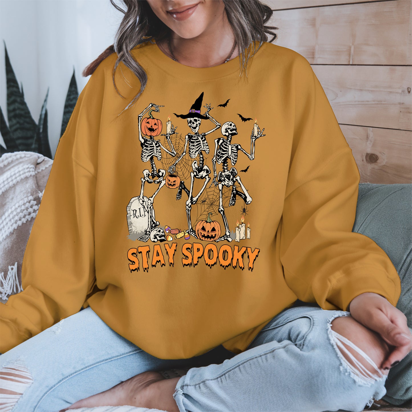 Dancing Skeleton Stay Spooky Shirt