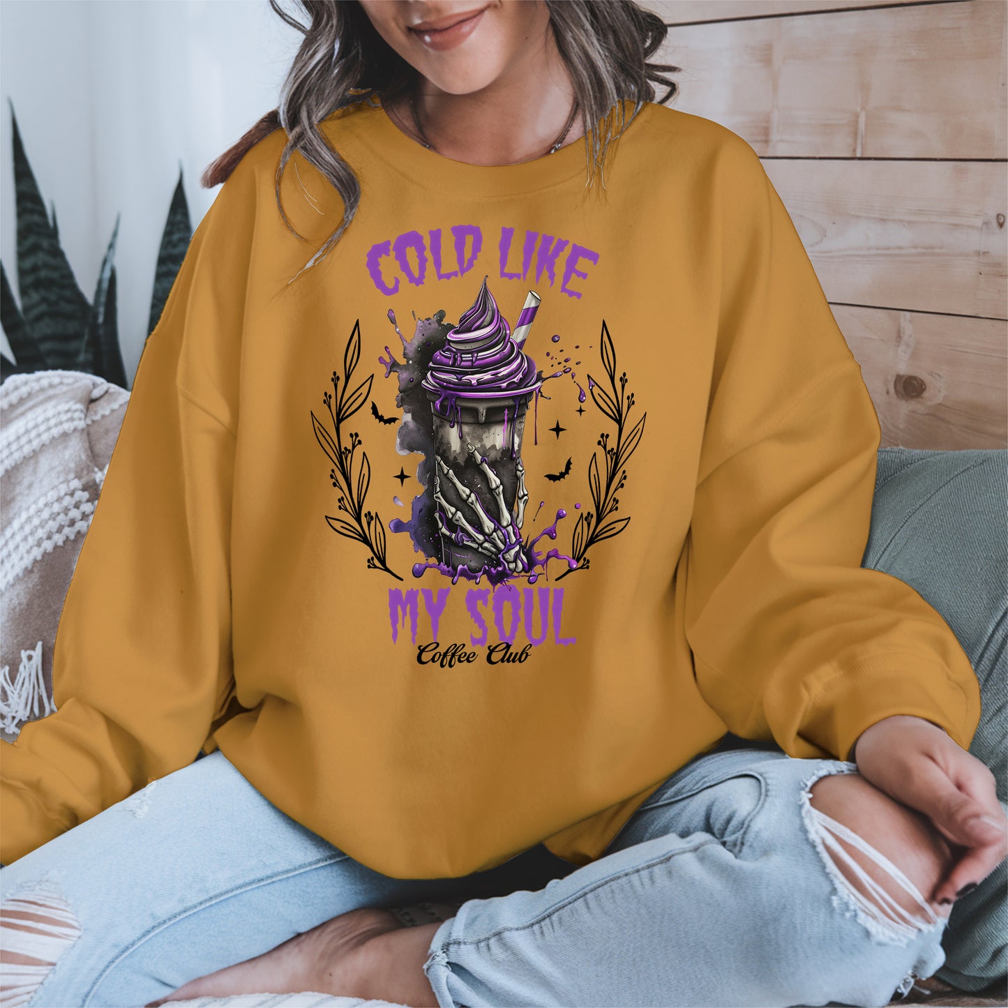 Cold Like My Soul Skeleton Drink Halloween Shirt