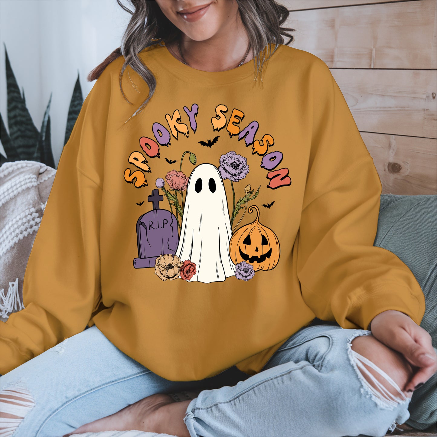 Spooky Season Ghost Halloween Shirt