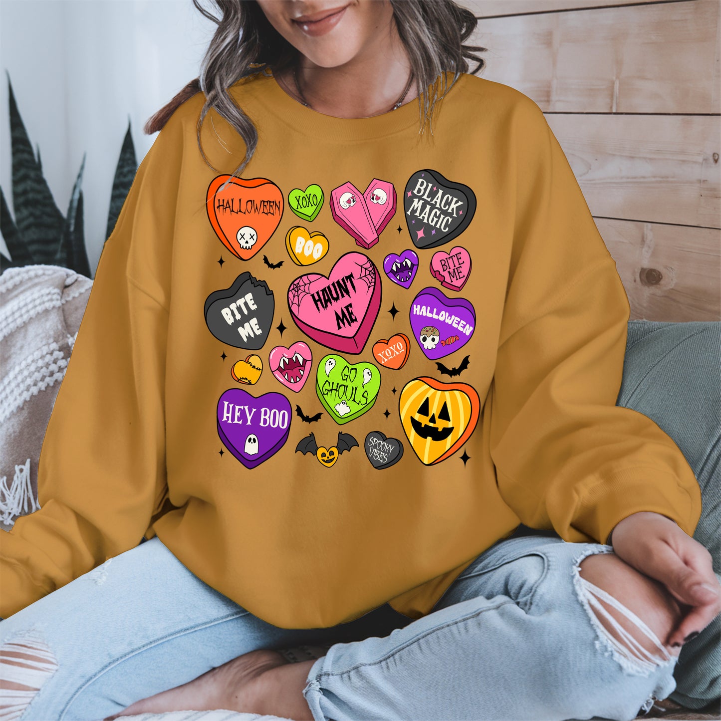 Halloween Candy Hearts Shirt