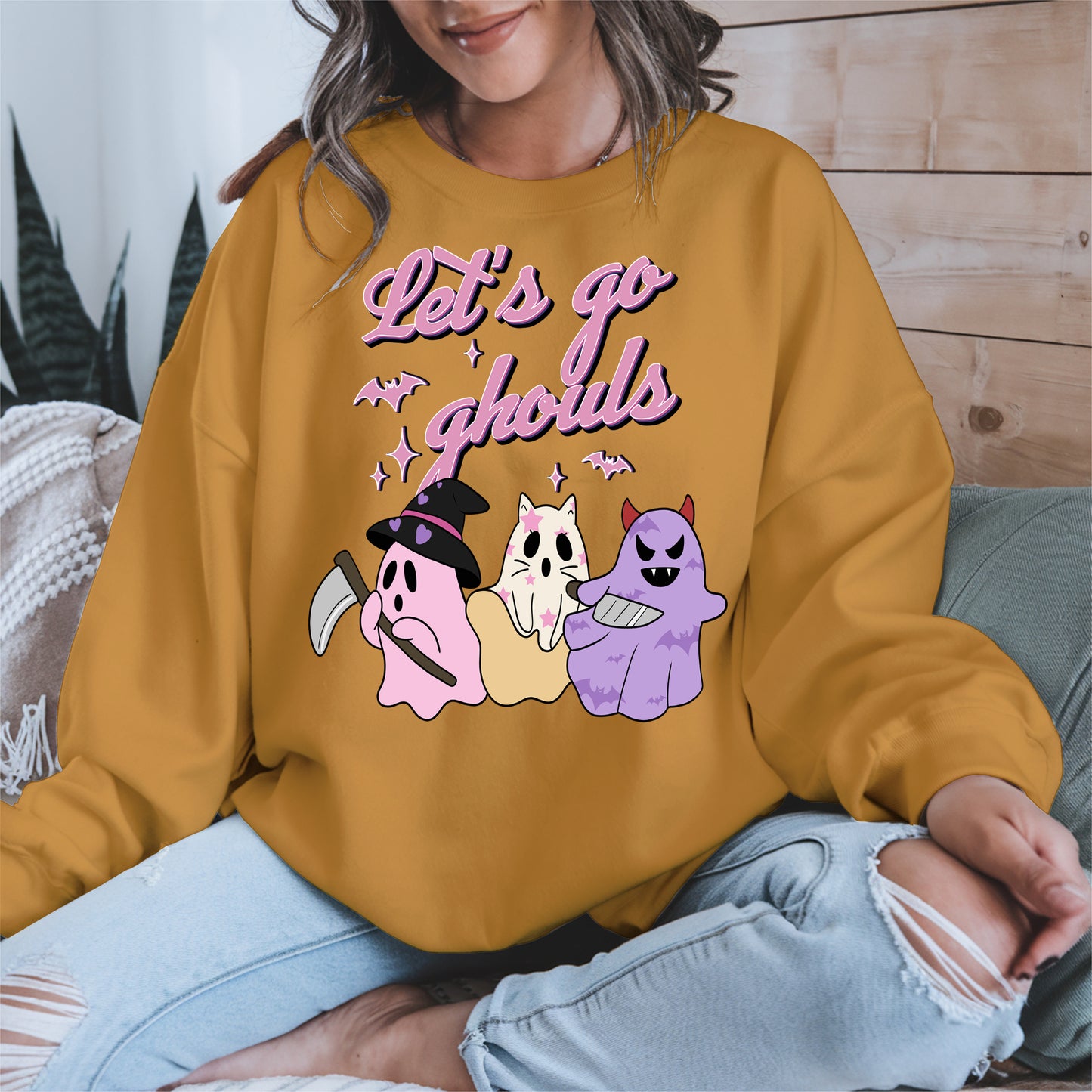 Let’s Go Ghouls Shirt Cute Halloween Ghost