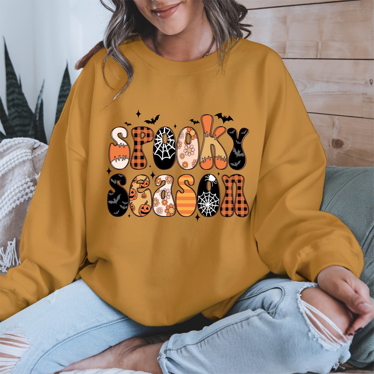 Retro Spooky Season Halloween Shirt
