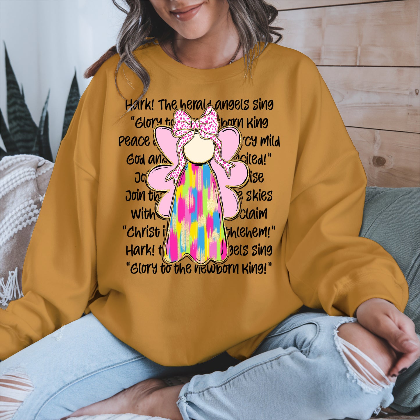 Colorful Angel Christmas Shirt