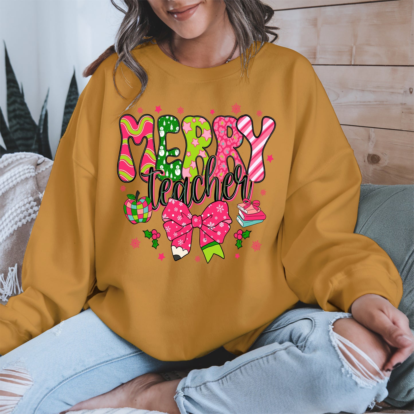 Merry Teacher Christmas Shirt