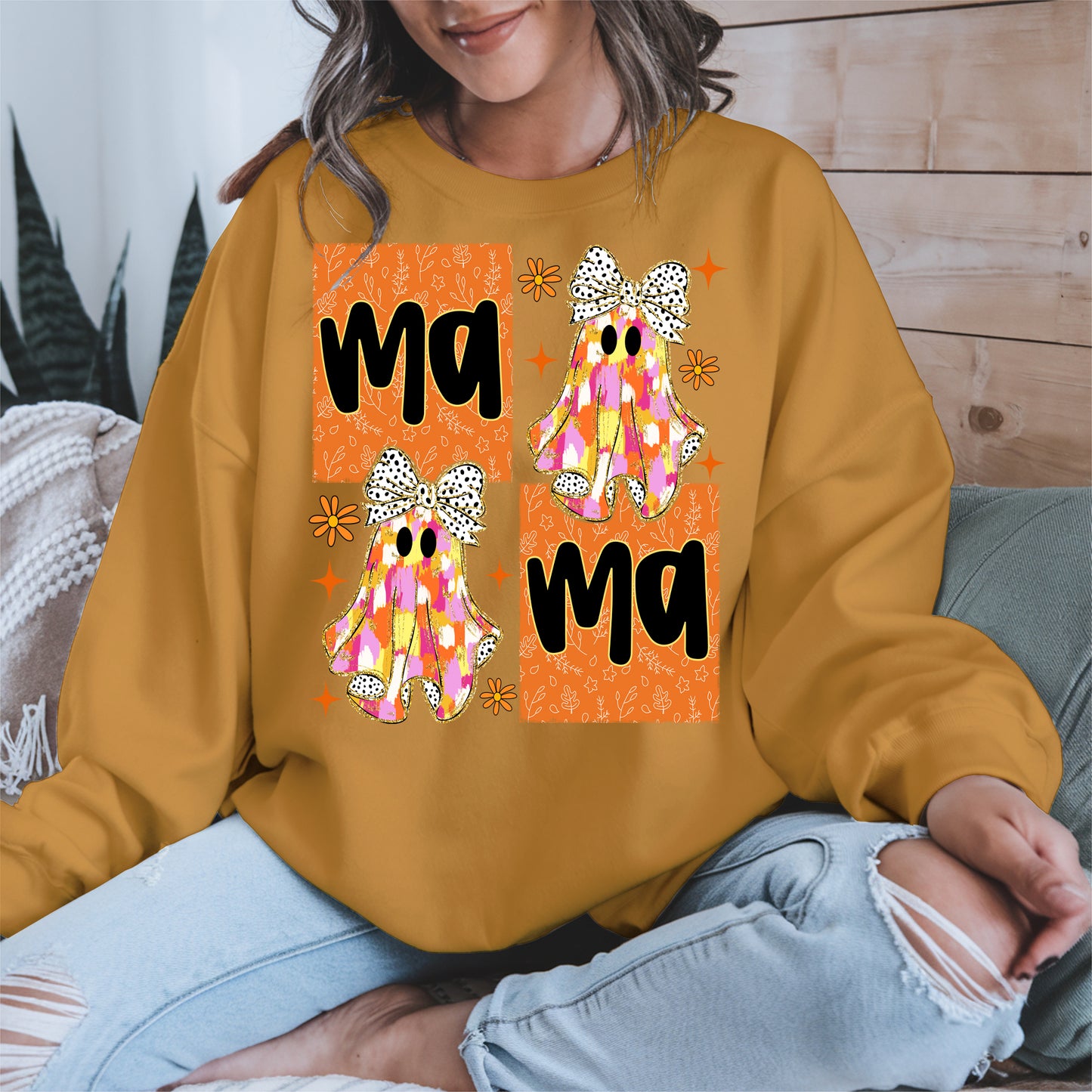Mama Boo Ghost halloween shirt
