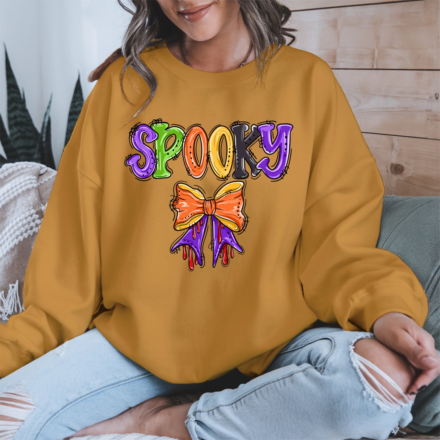 Spooky Letter Hand-drawing shirt