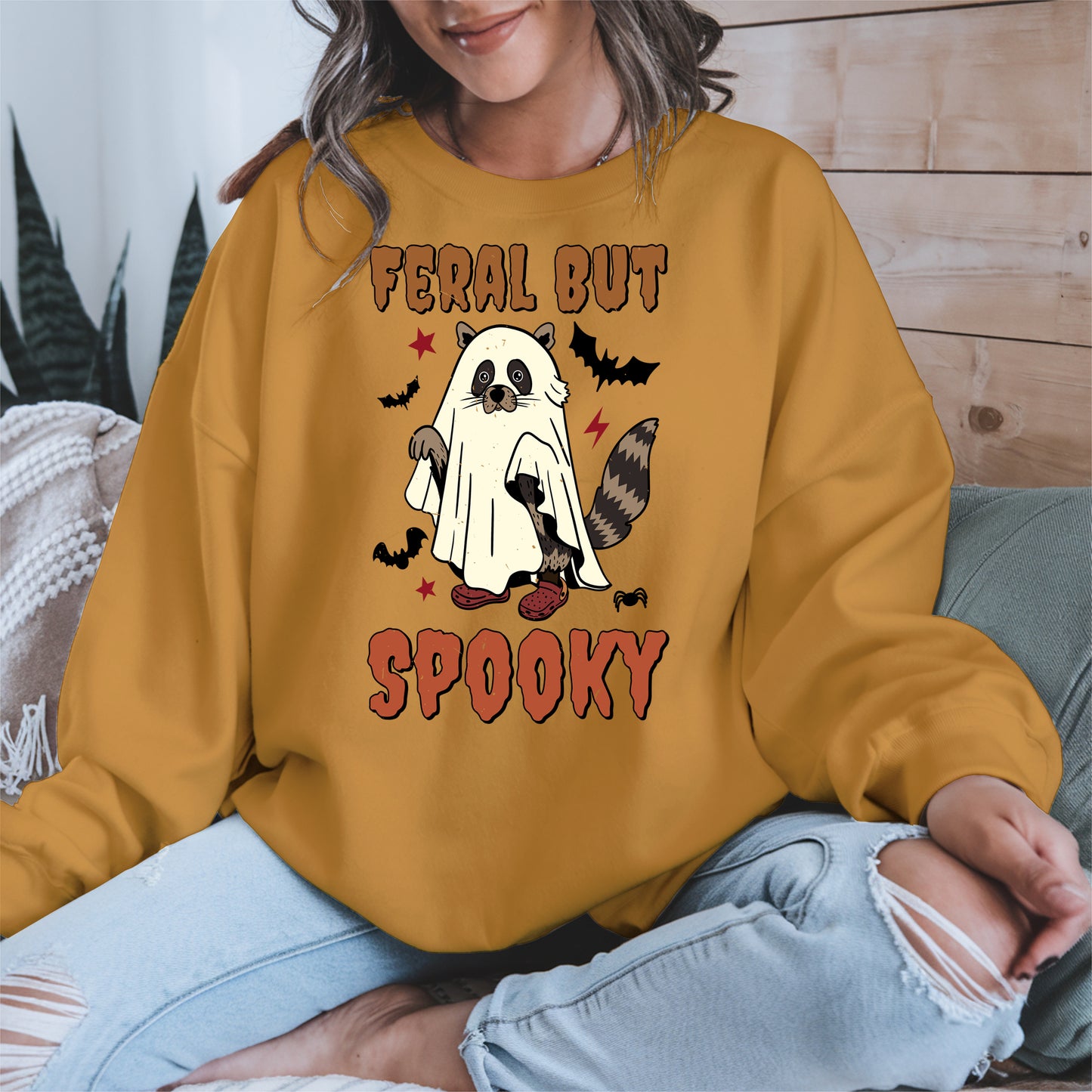 Feral But Spooky halloween shirt