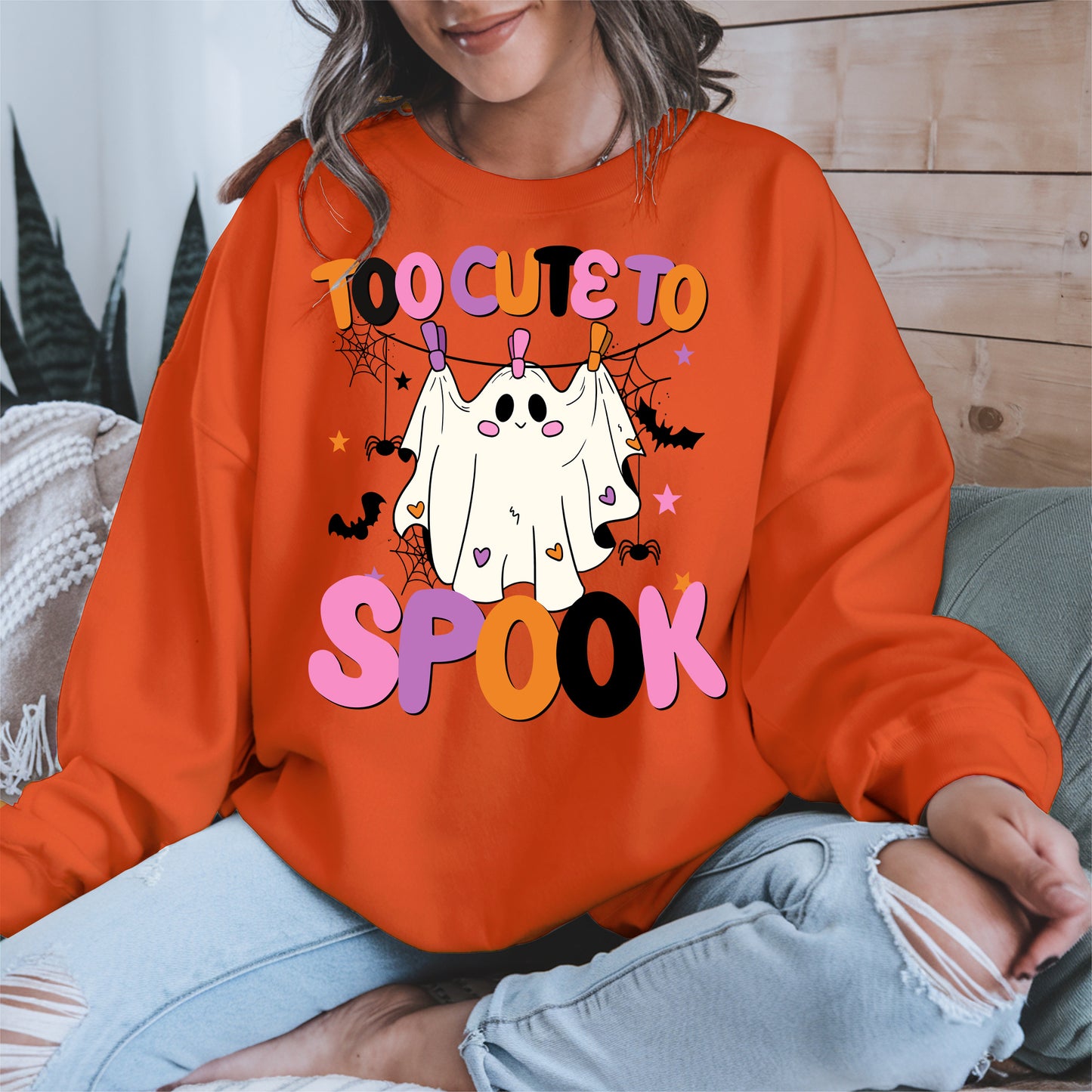 Too cute to spook halloween shirt