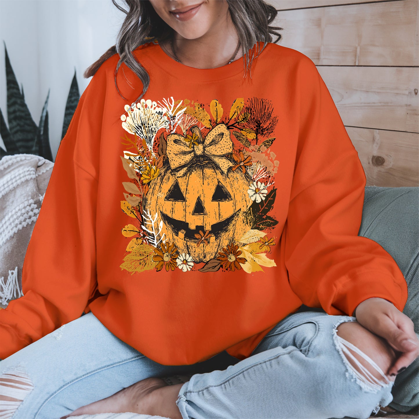 Halloween Pumpkin Coquette Bow shirt